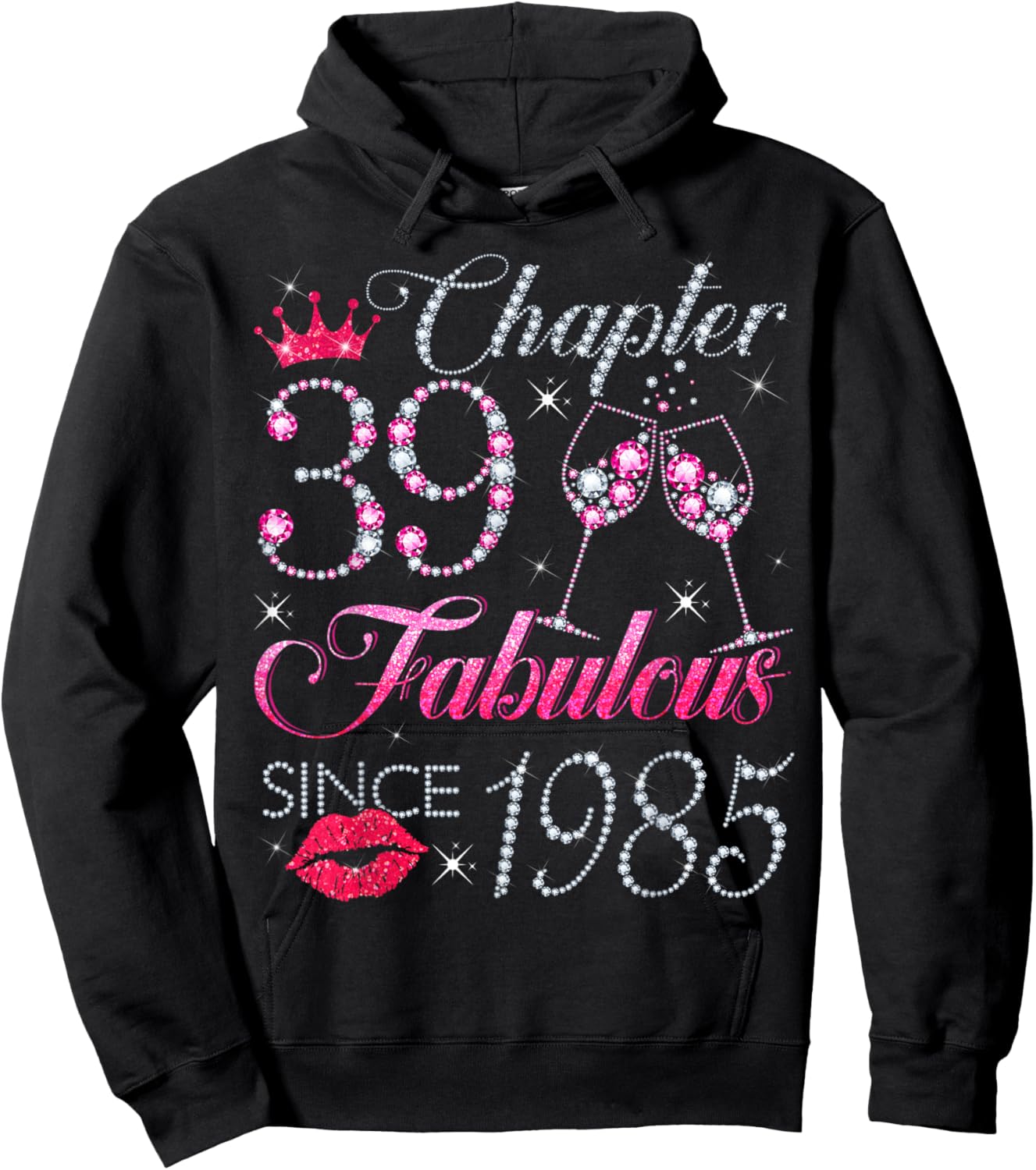 Chapter 39 Fabulous Since 1985 39Th Birthday Gift Hoodie - Hoodie | Black