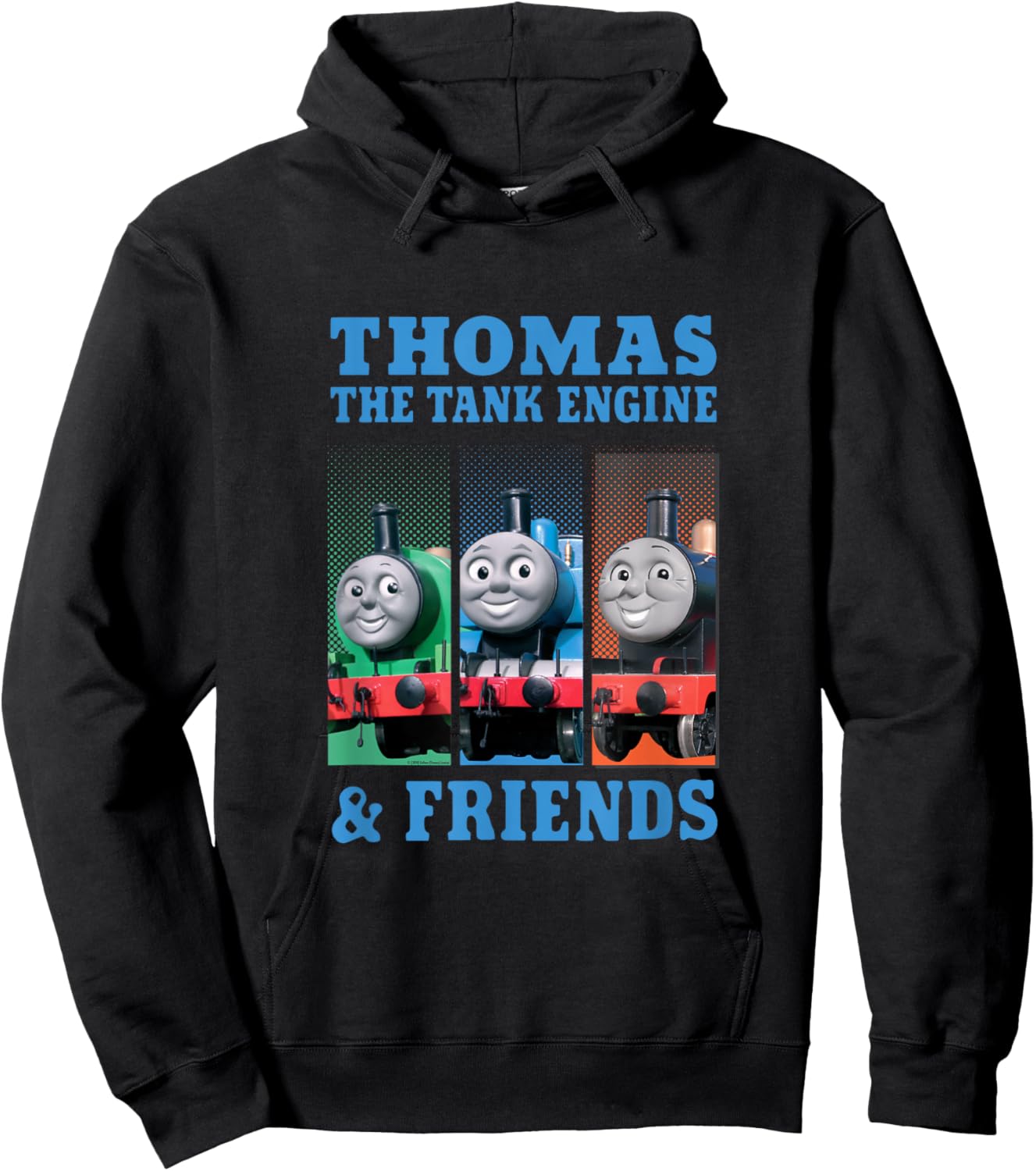 Thomas & Friends - Thomas & Friends Grid Hoodie - Hoodie | Black