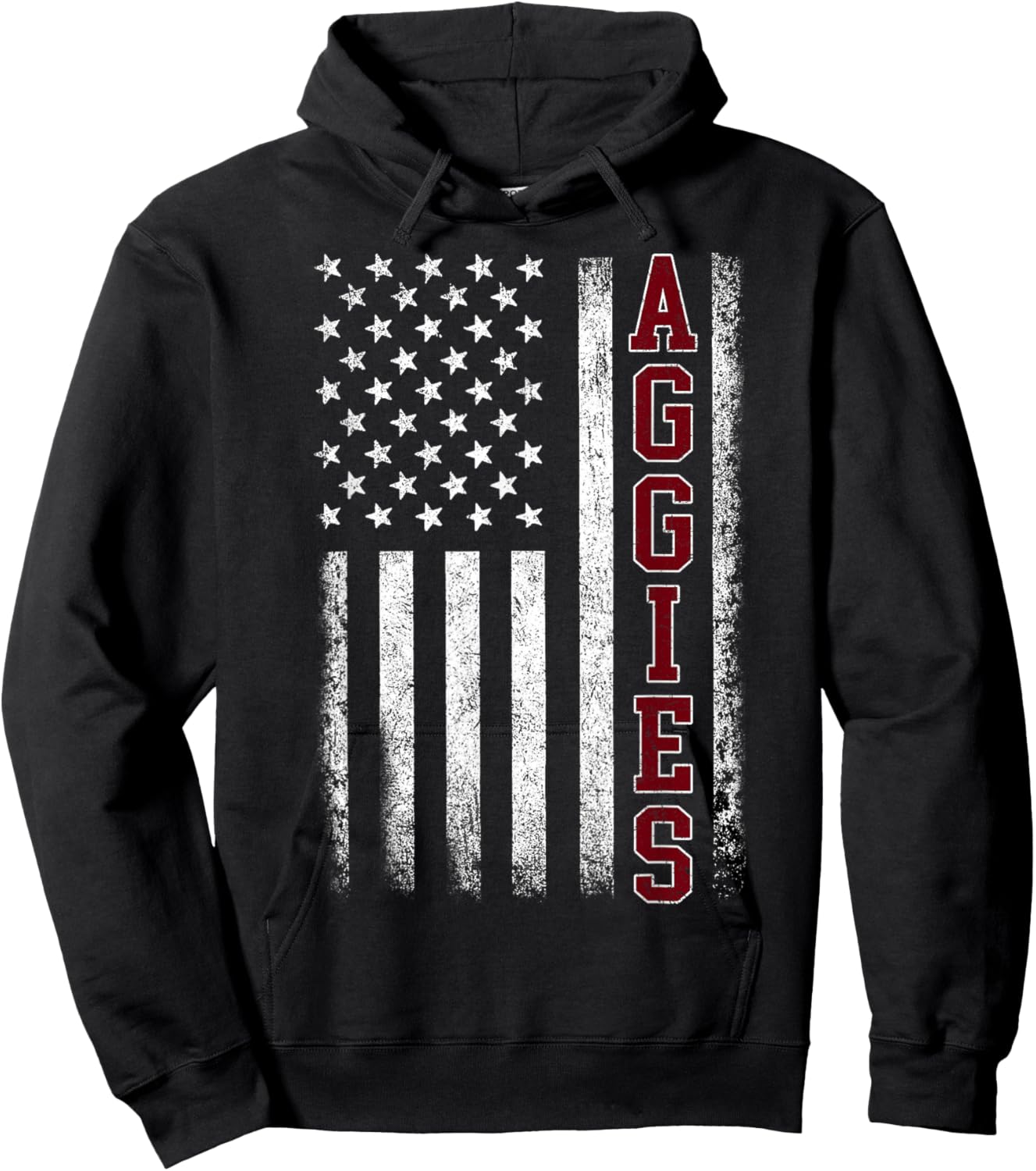 Retro Vintage Aggies Men Women Kids Hoodie - Hoodie | Black