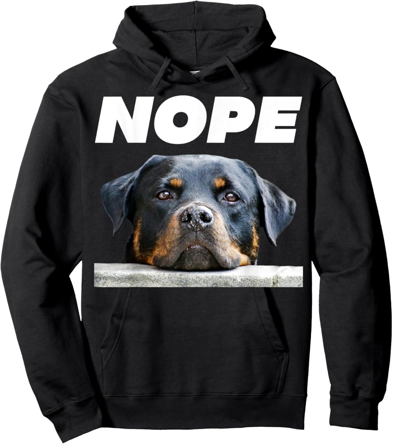 Rotweiller Nope Rottie Face Not Today Love My Rottweiler Dog Women Hoodie - Hoodie | Black