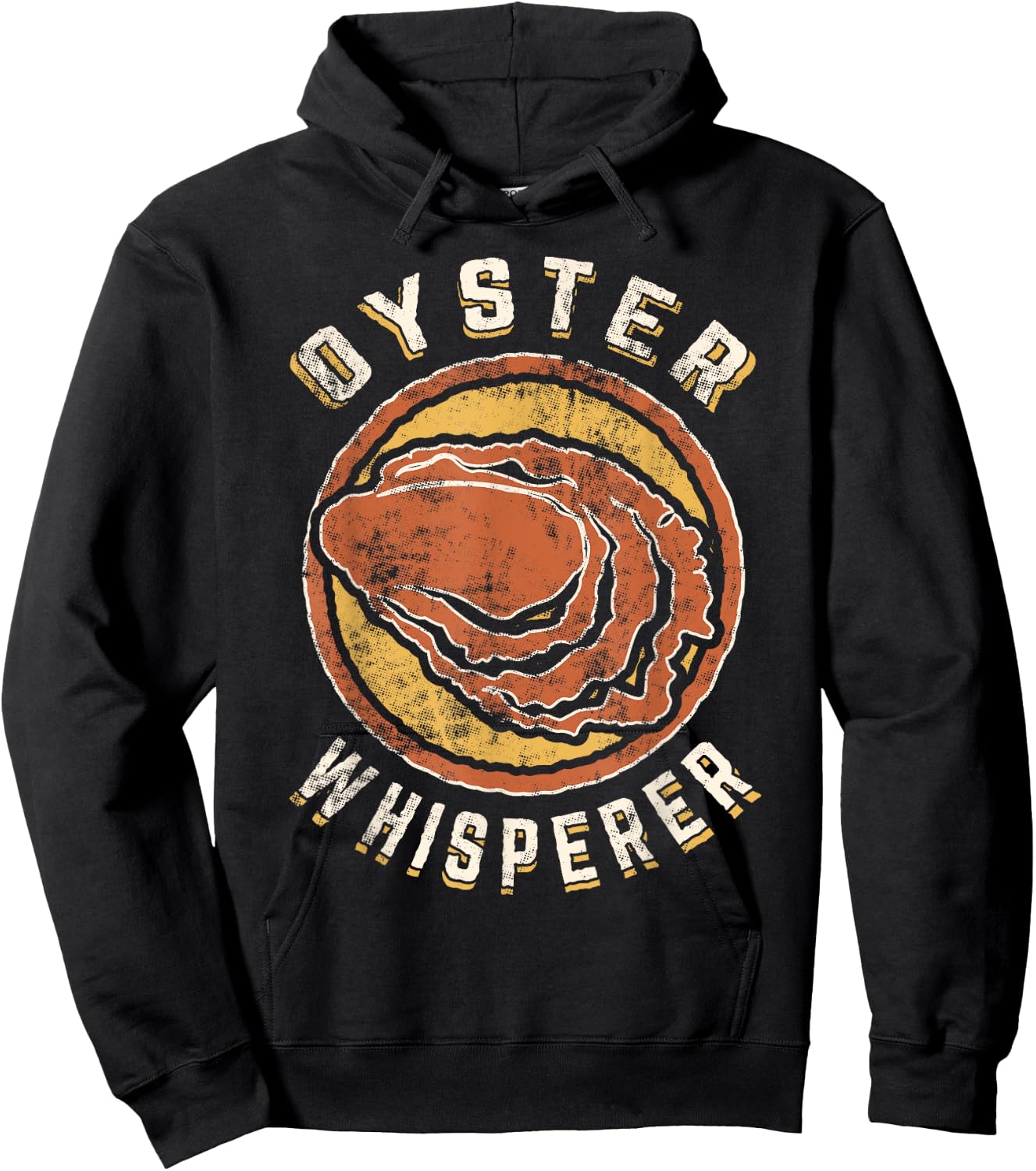 Oyster Whisperer Vintage Classic Retro Animal Love Hoodie - Hoodie | Black