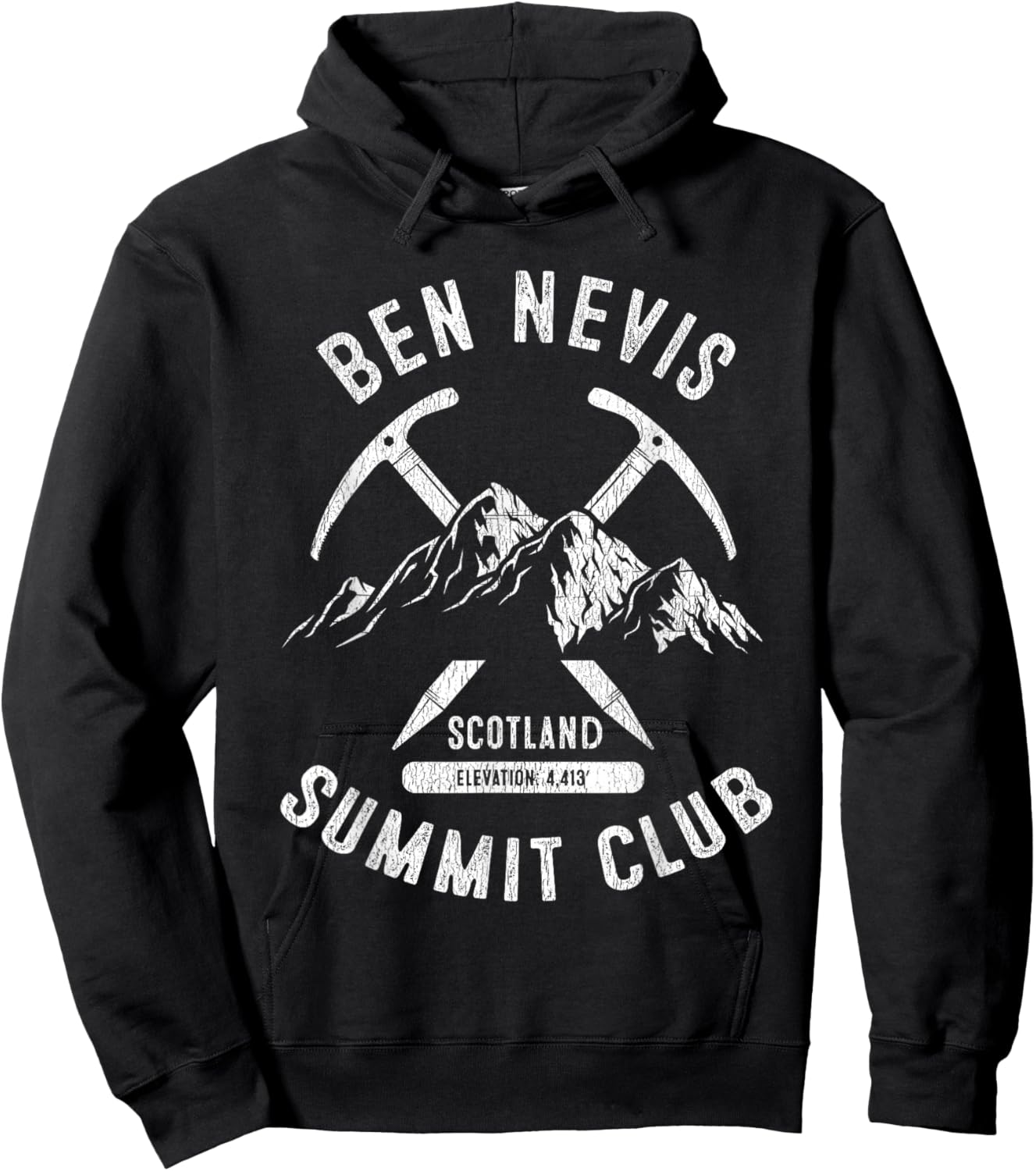 Ben Nevis Summit Club I Climbed Ben Nevis Hoodie - Hoodie | Black