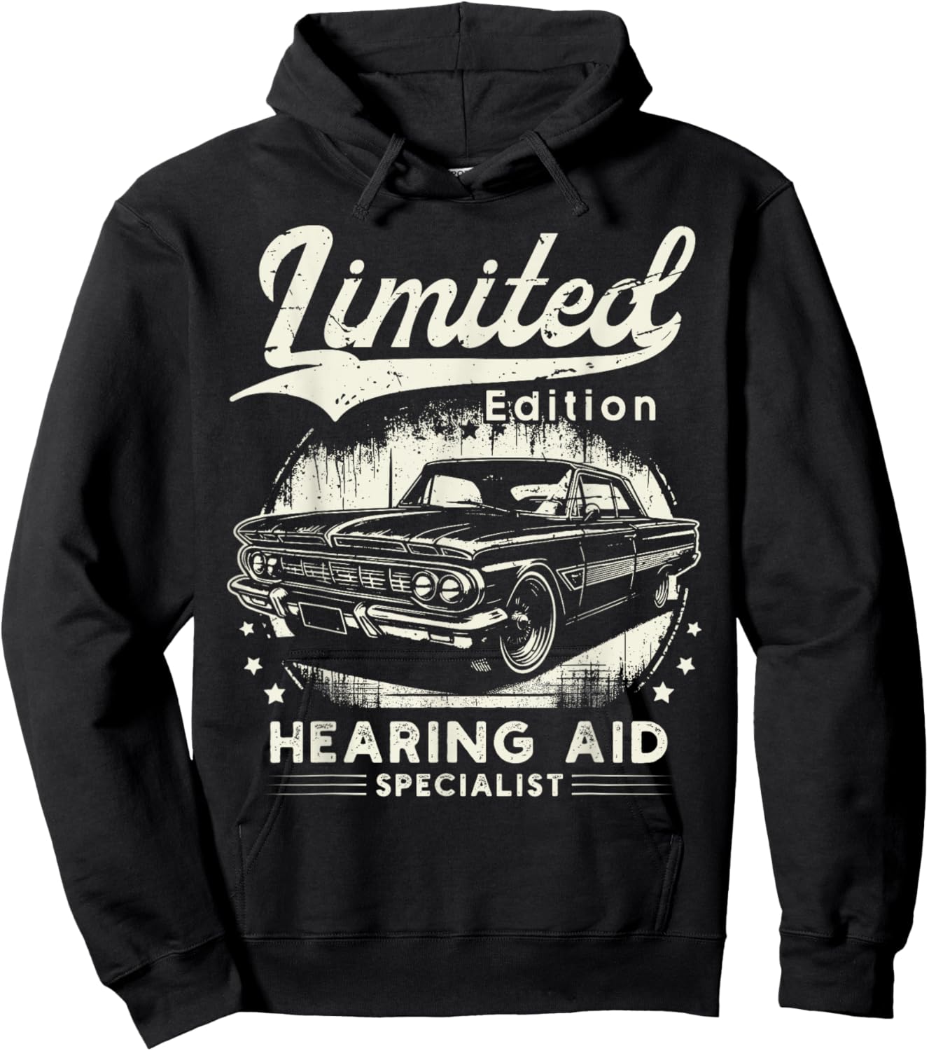 Hearing Aid Specialist Job car Birthday Worker Professional Hoodie - Hoodie | Black