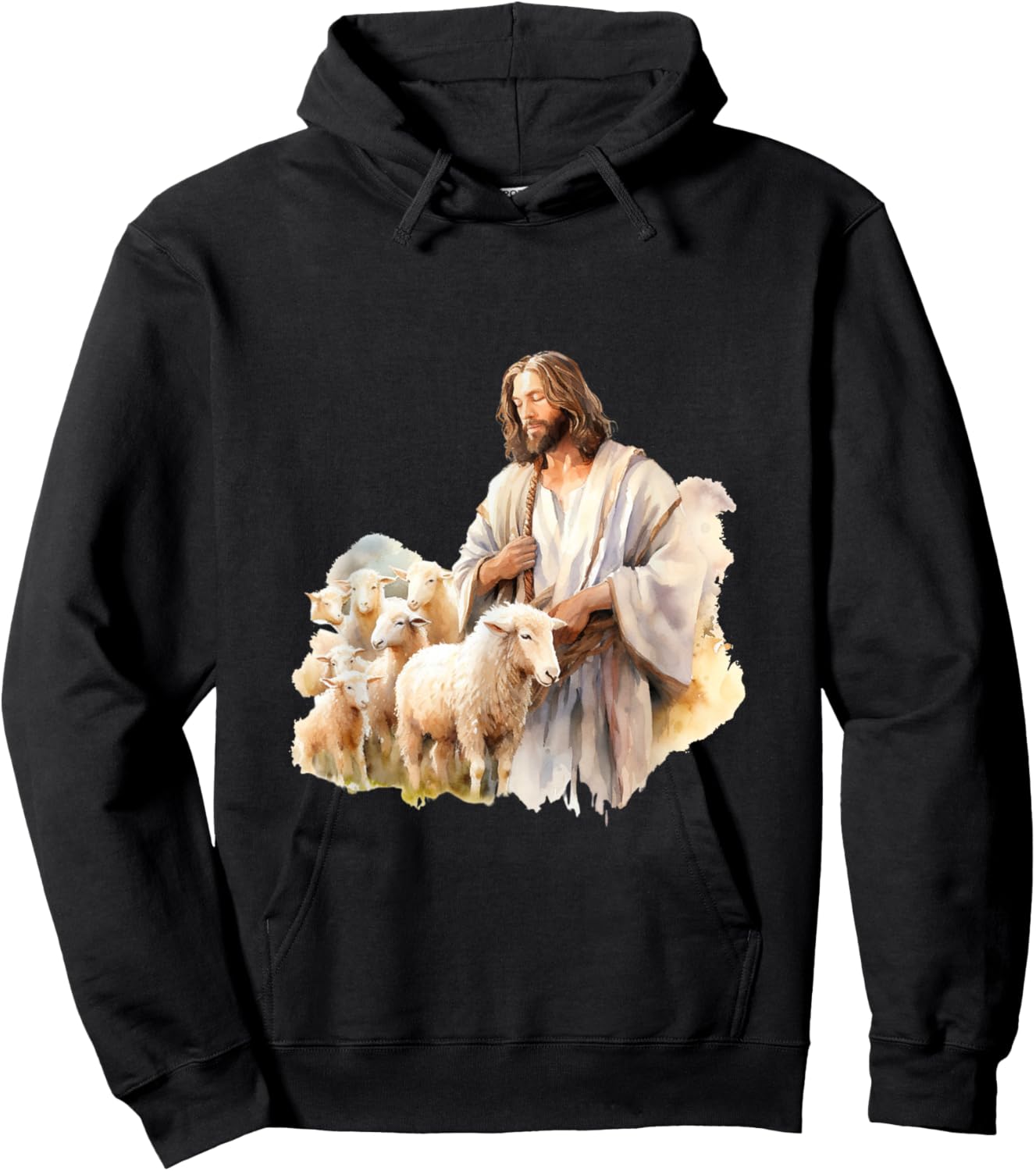 Lord Jesus Son of God Hope Lamb Church Sheep Peace Hoodie - Hoodie | Black