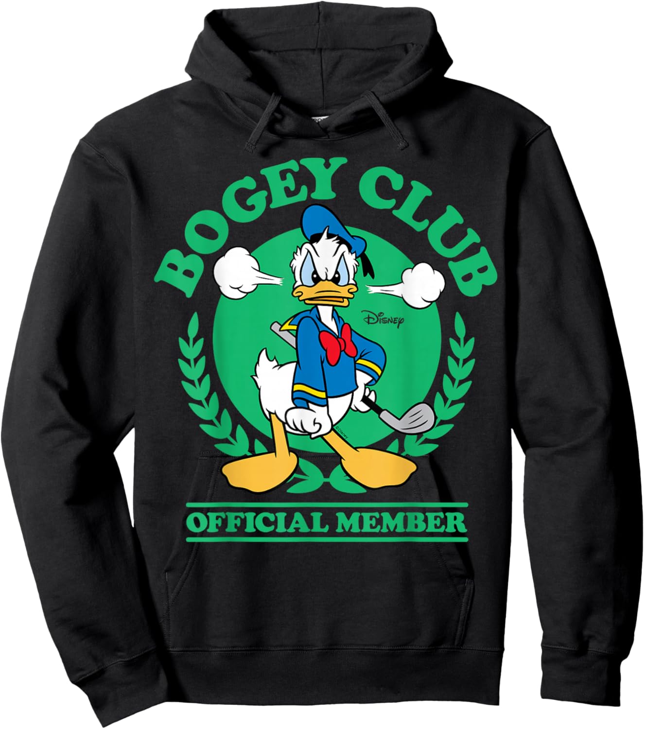 Donald Duck - Golf Bogey Club Official Member Hoodie - Hoodie | Black