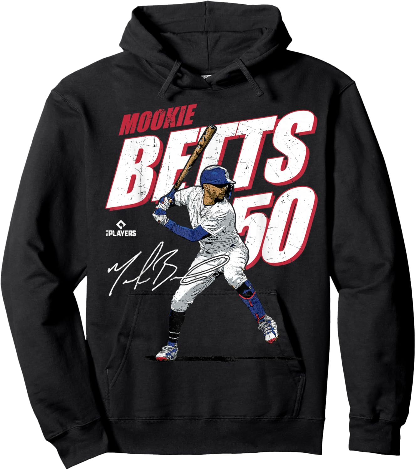 Mookie Betts | Los Angeles Baseball MLB Players | MLBMBE3001 Hoodie - Hoodie | Black
