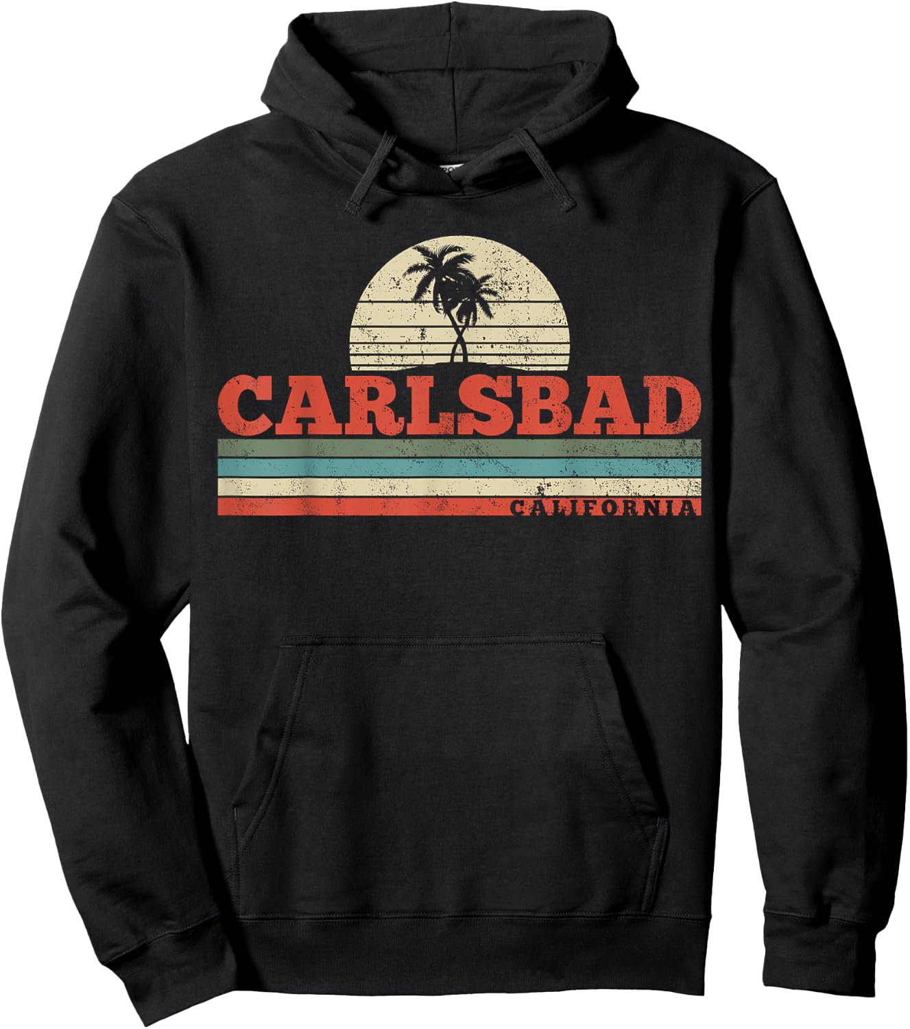 Carlsbad California Hoodie - Hoodie | Black