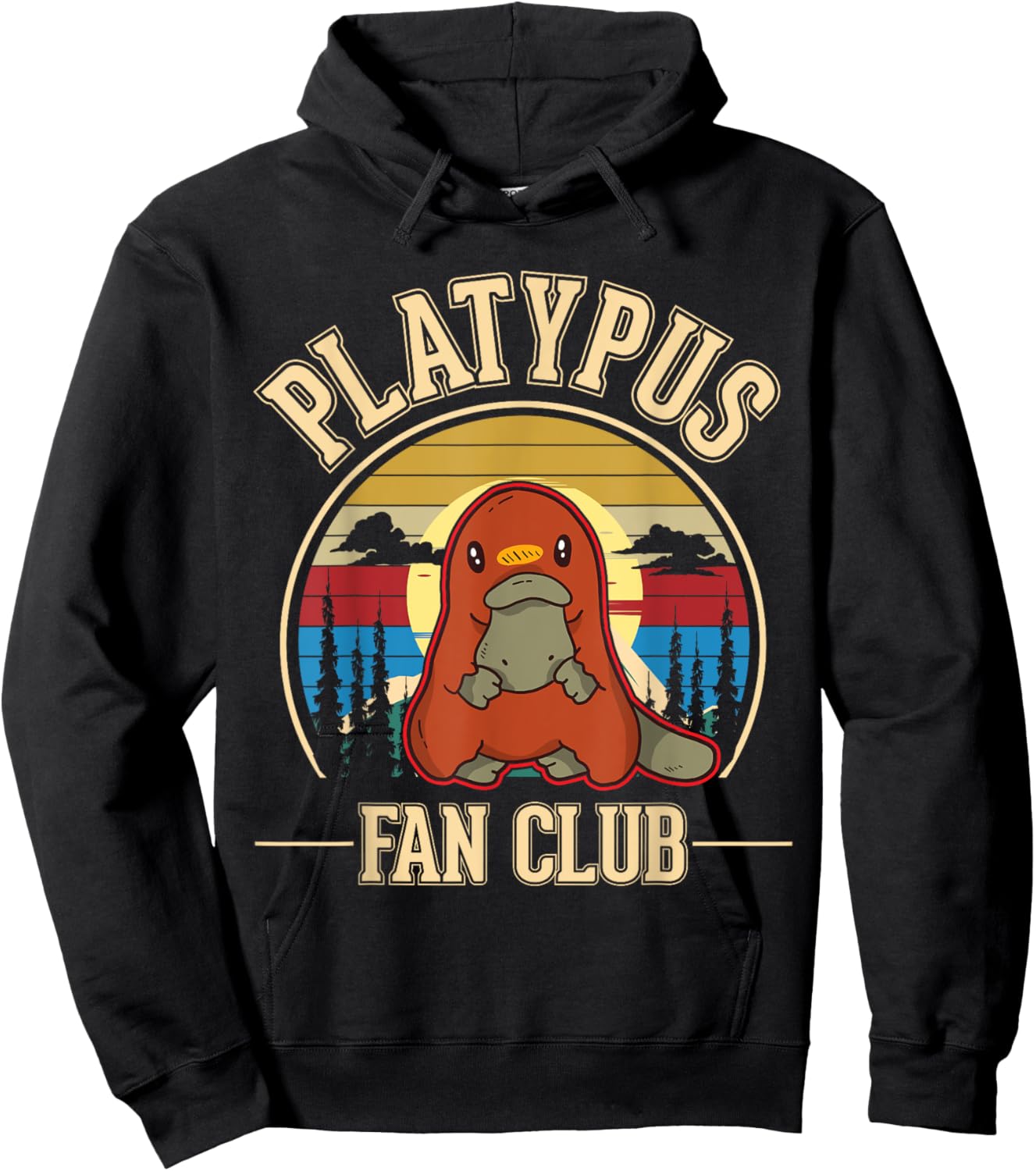 Platypus Fan Club Platypus Hoodie - Hoodie | Black