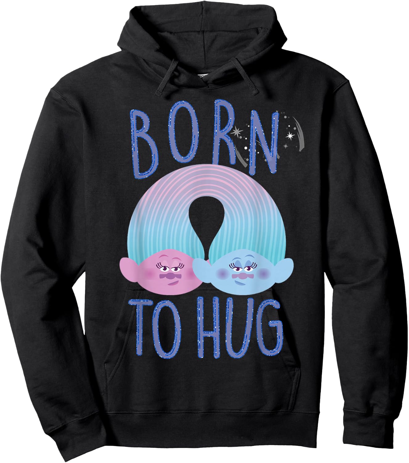 DreamWorks Trolls Born To Hug Hoodie - Hoodie | Black