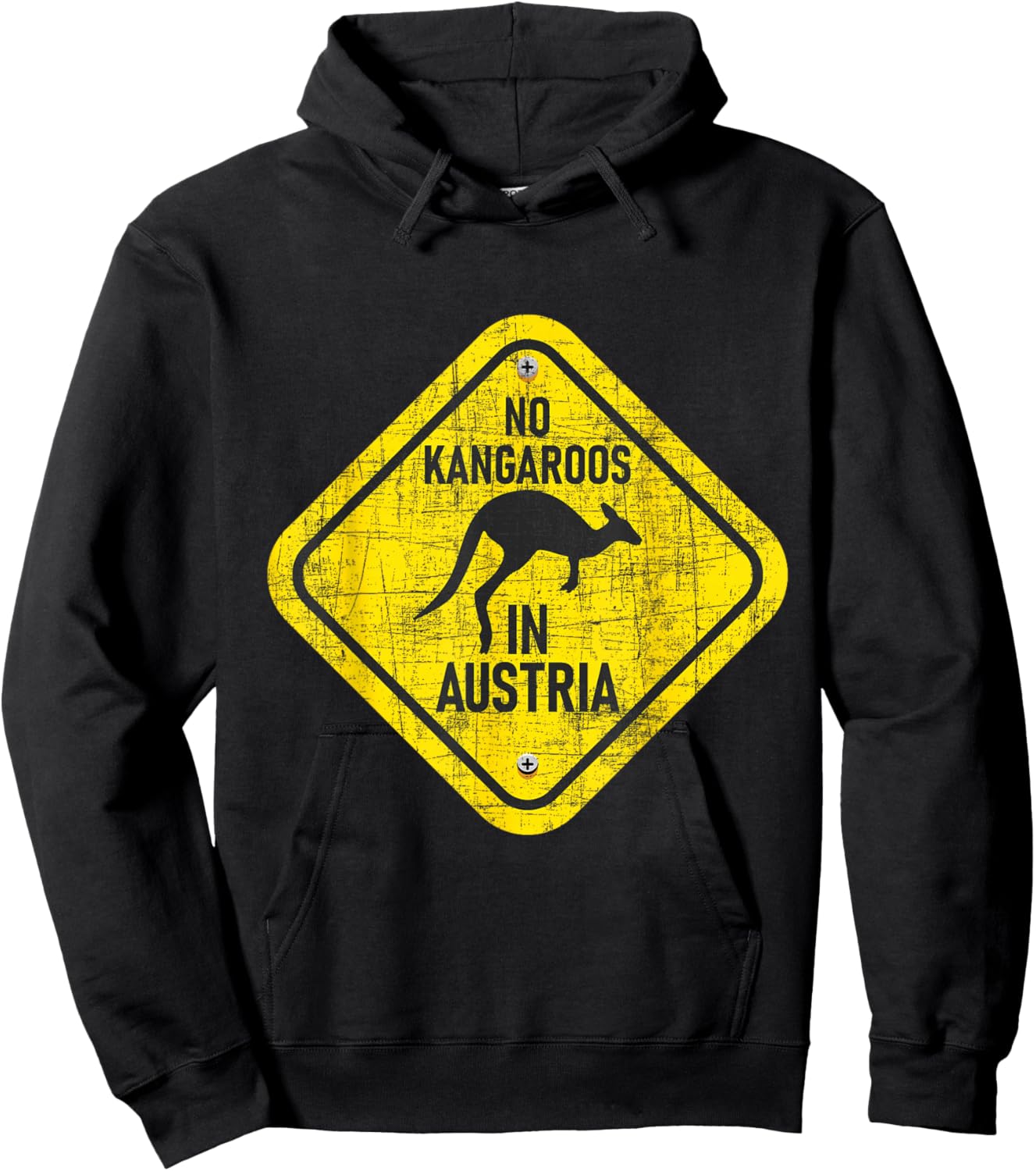 No Kangaroos in Austria - Zookeeper Wildlife Animal Lover Hoodie - Hoodie | Black