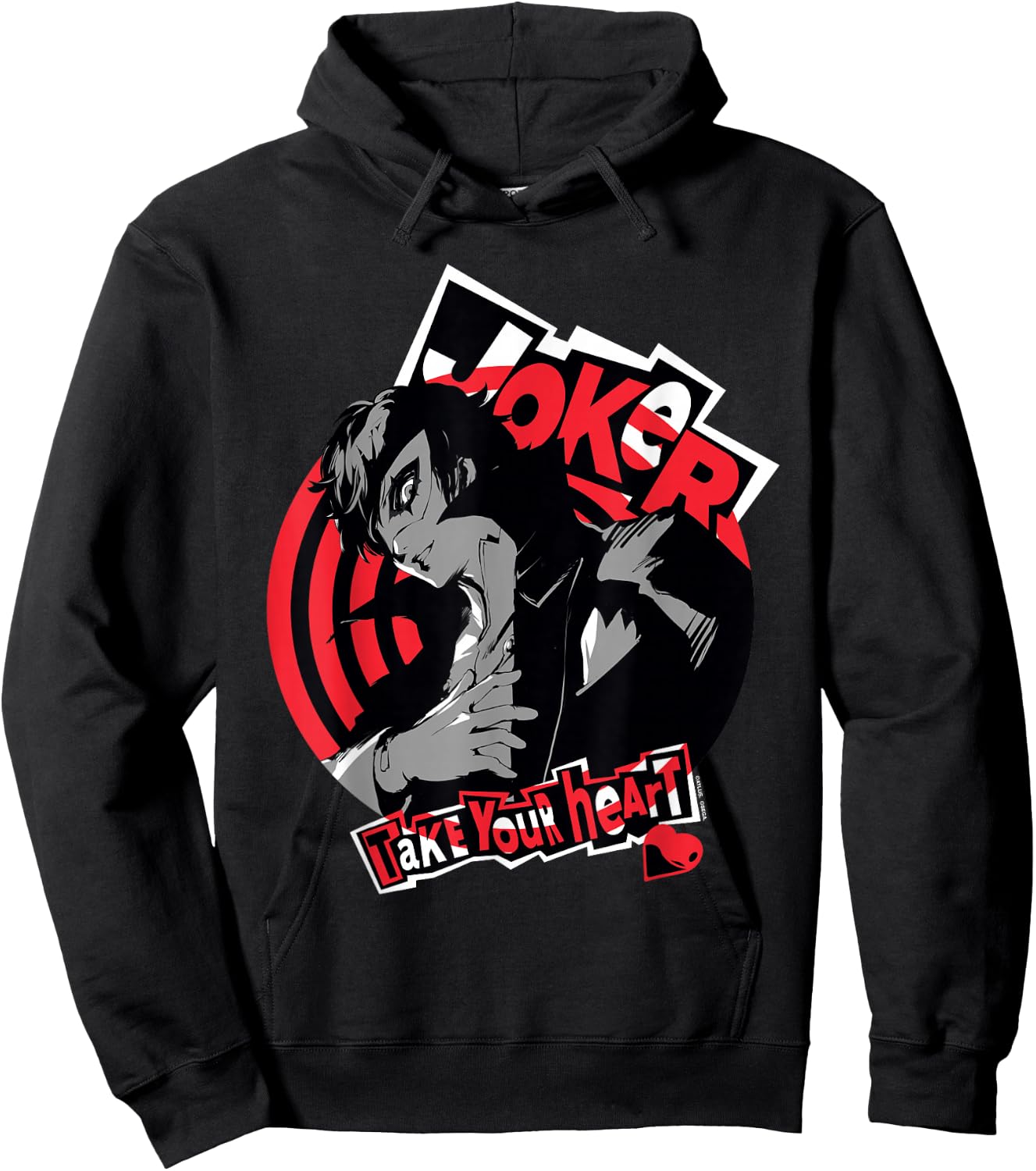 Persona 5 Joker Take Your Heart ATLUS Hoodie - Hoodie | Black