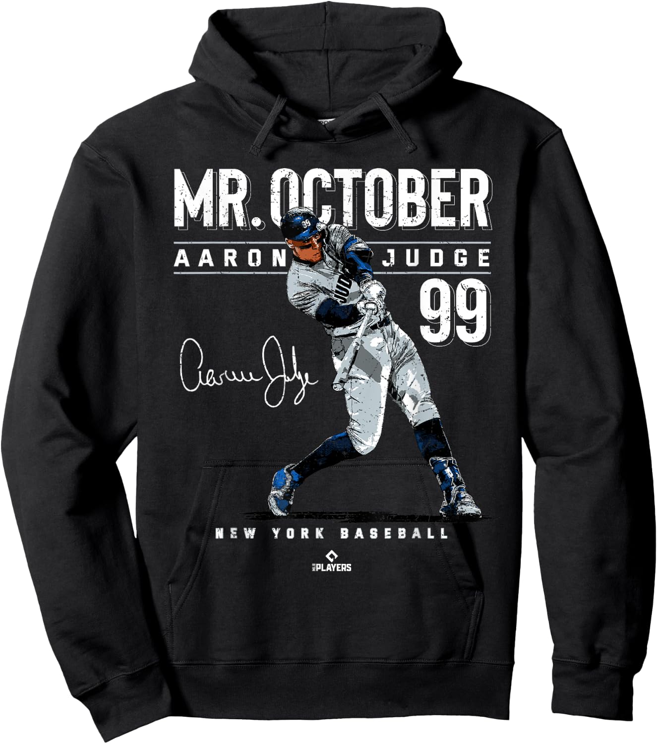 Mr. October Aaron Judge New York Baseball MLBPA Hoodie - Hoodie | Black
