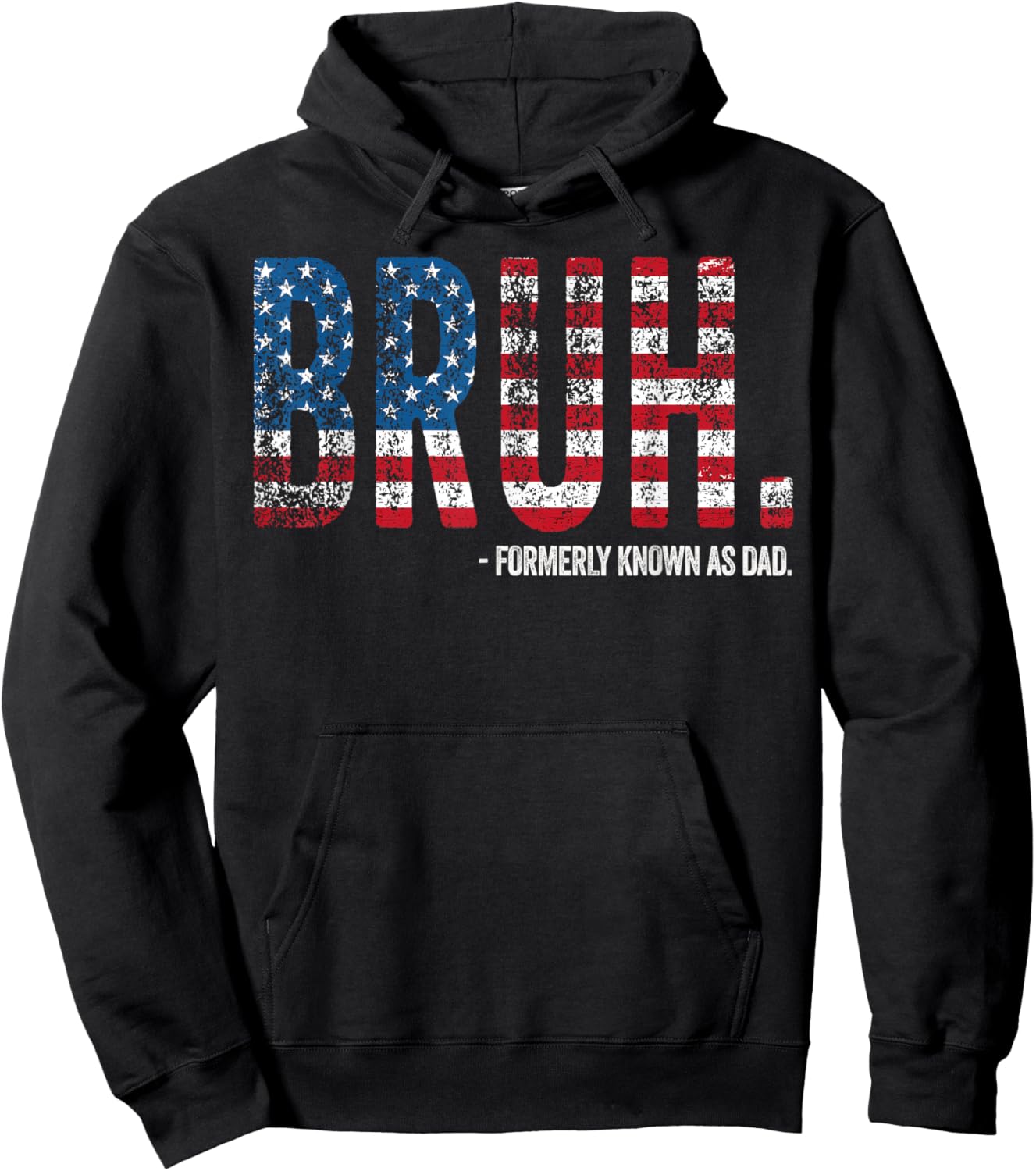 Bruh Formerly Known As Dad Hoodie - Hoodie | Black