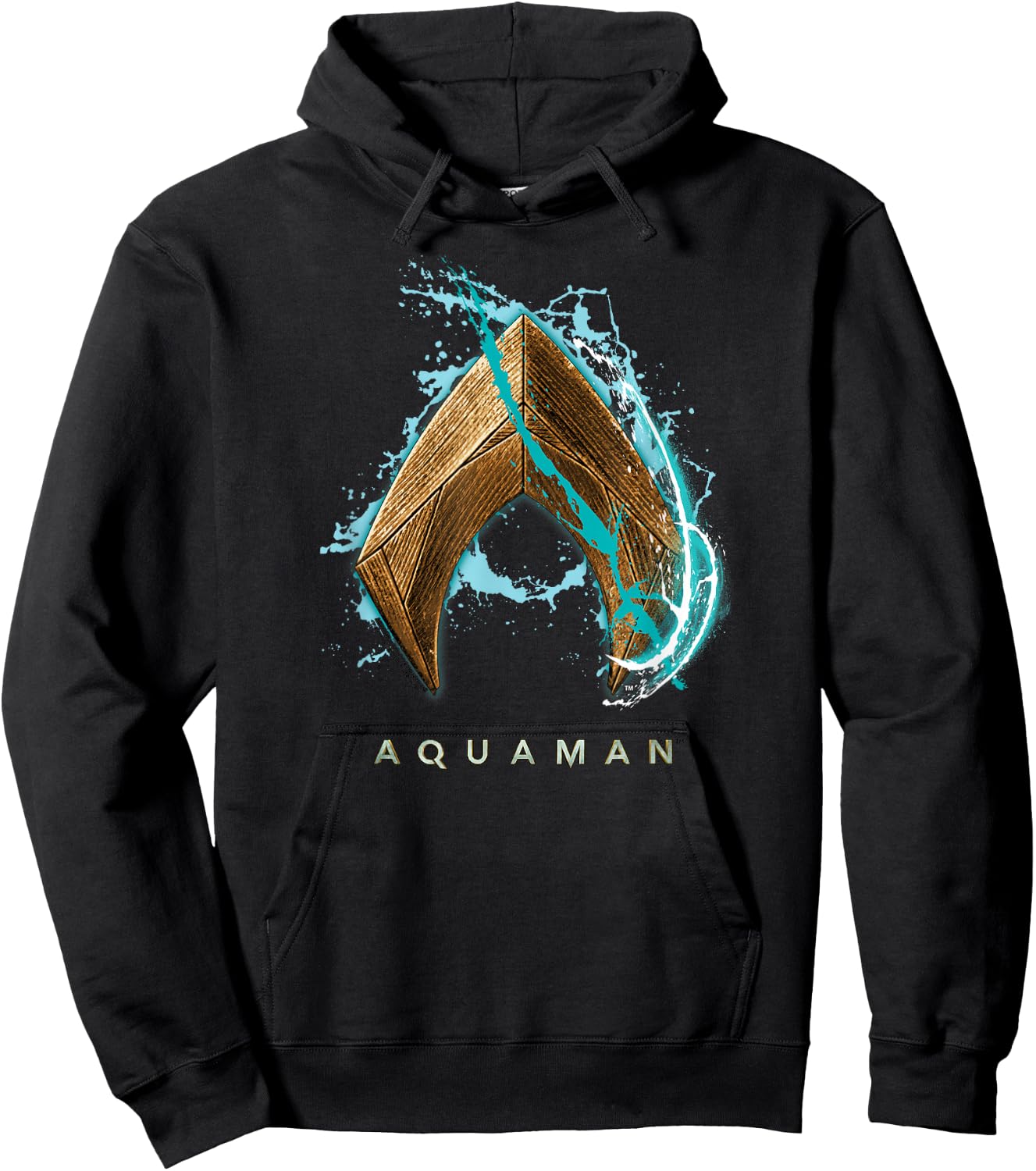 Aquaman Movie Water Shield Hoodie - Hoodie | Black
