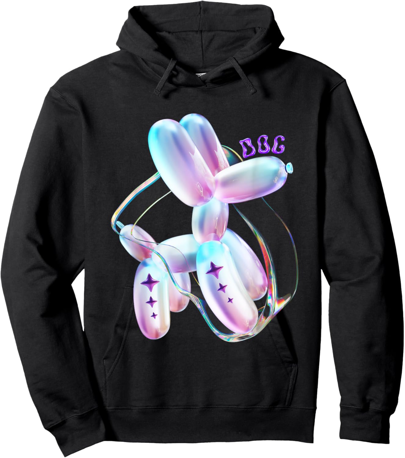 3d Balloon Dog Hoodie - Hoodie | Black