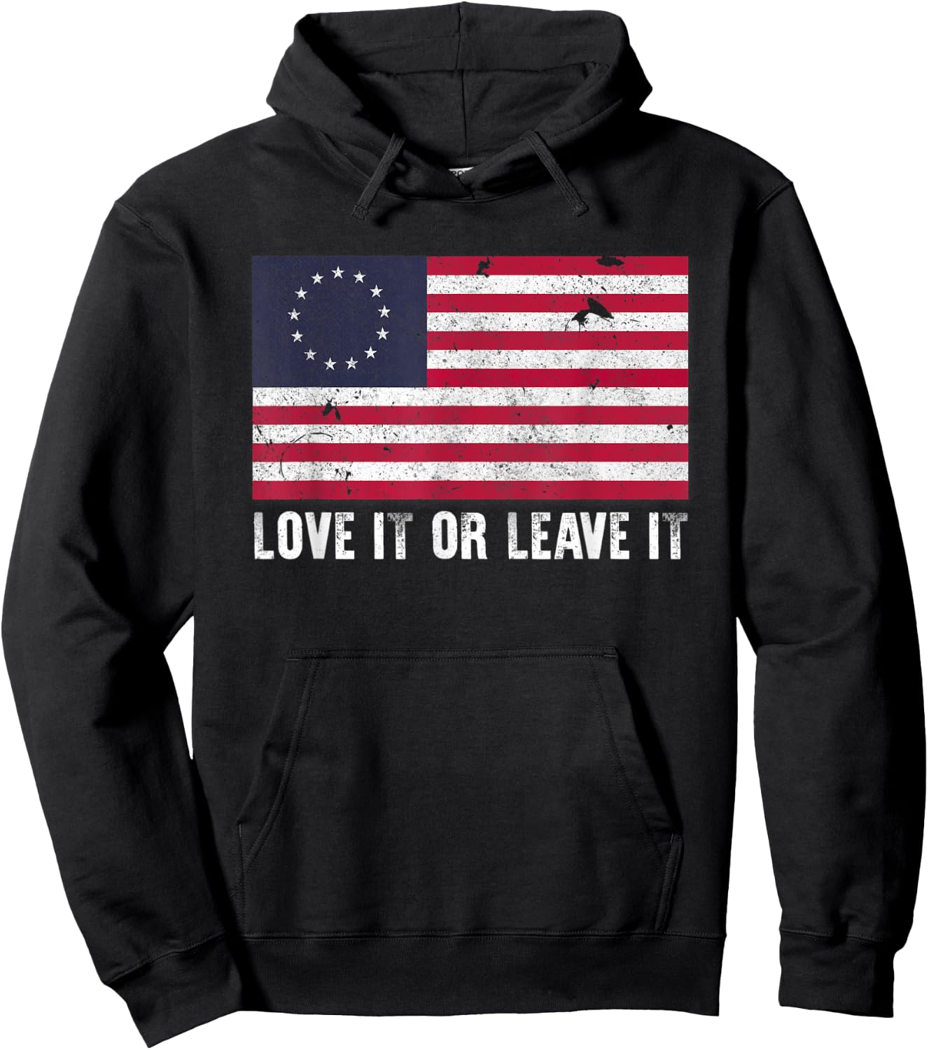 America Love It Or Leave It Hoodie - Hoodie | Black