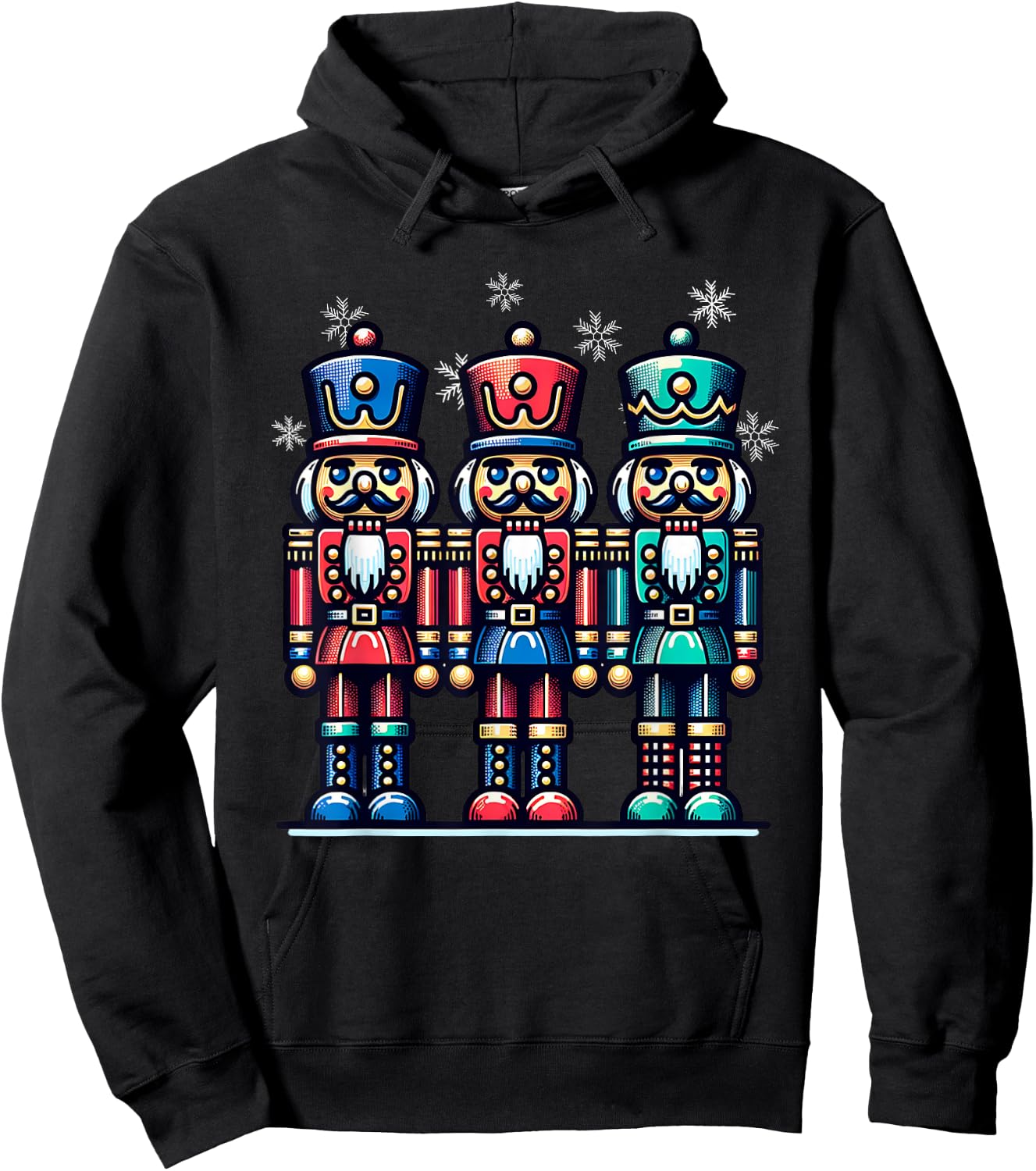 Christmas Nutcracker Men Women Nutcrackers Xmas Hoodie - Hoodie | Black