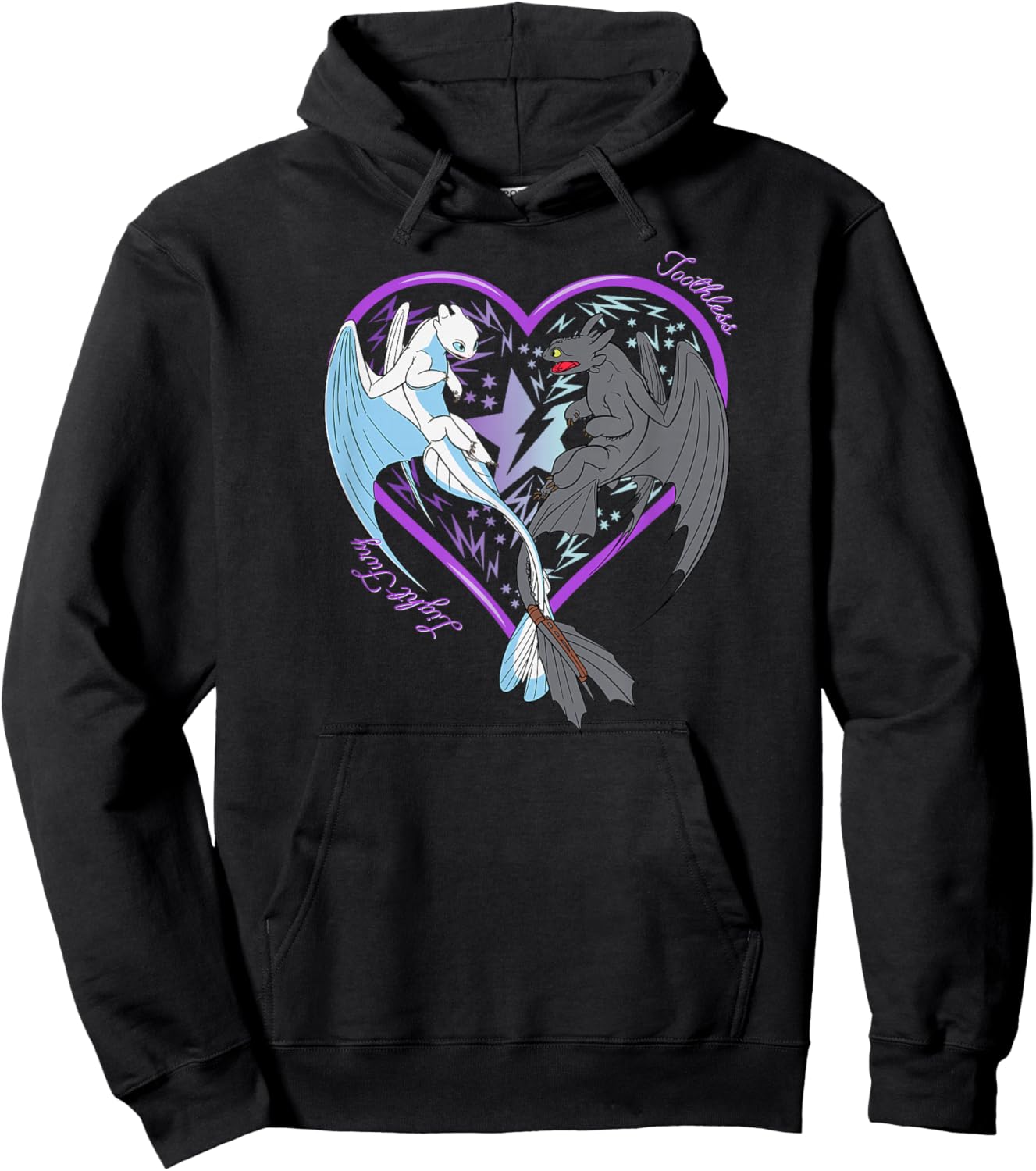 How to Train Your Dragon 3 Night Light Hoodie - Hoodie | Black