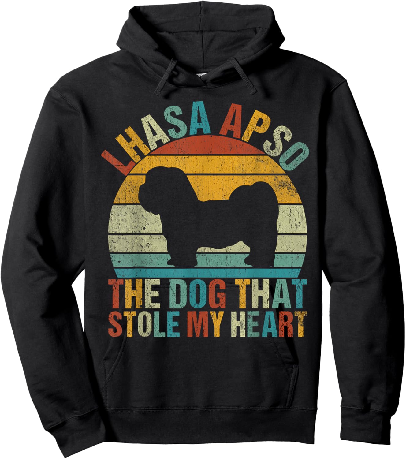 Lhasa Apso the Dog that stole my Heart Lhasa Apso Men Women Hoodie - Hoodie | Black