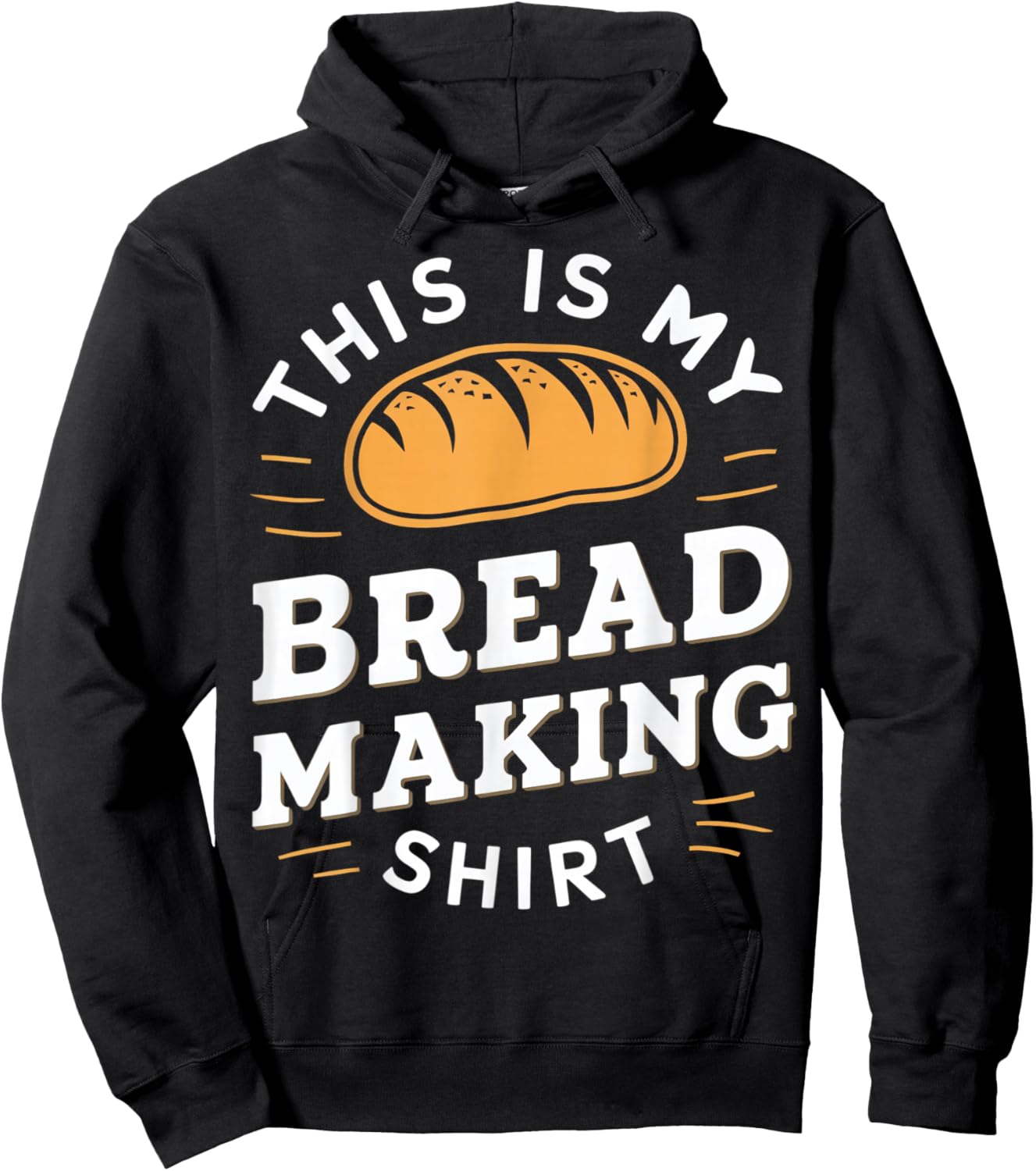 This Is My Bread Making shirt Bread Making Enthusiasts Hoodie - Hoodie | Black