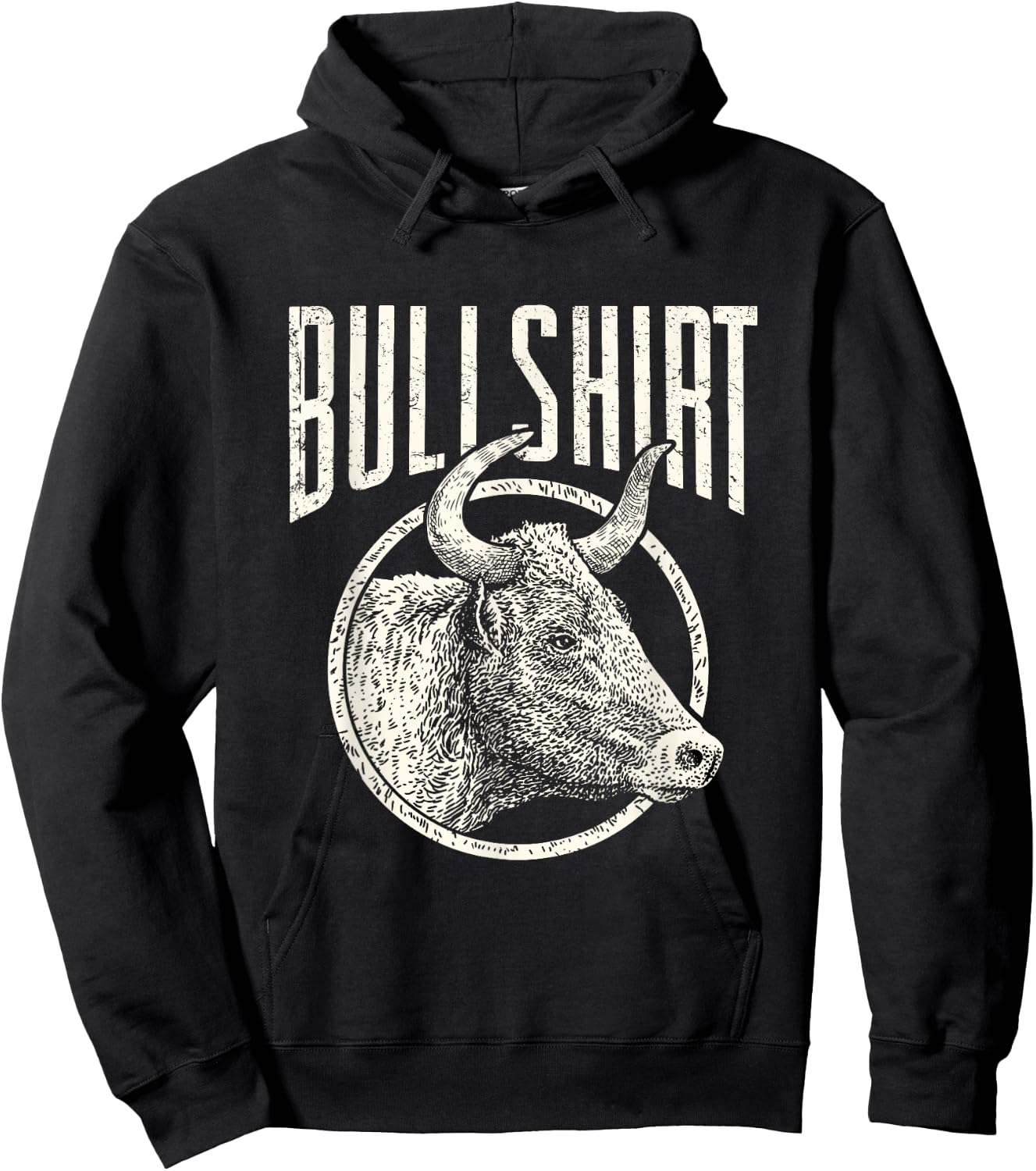 Funny This Is My Bull Shirt Casual Shirt Hoodie - Hoodie | Black