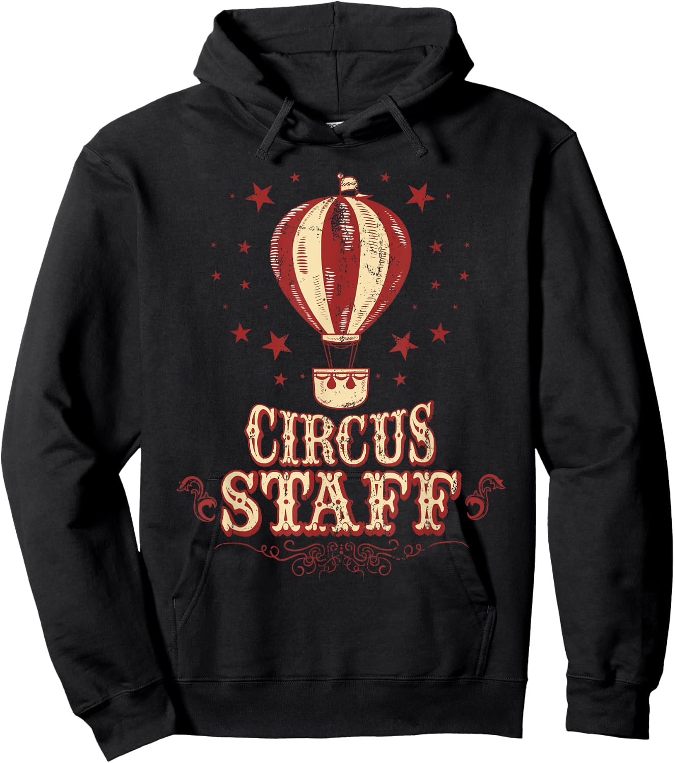 Circus Staff Shirt - Vintage Circus Shirt - Circus Staff Hoodie - Hoodie | Black
