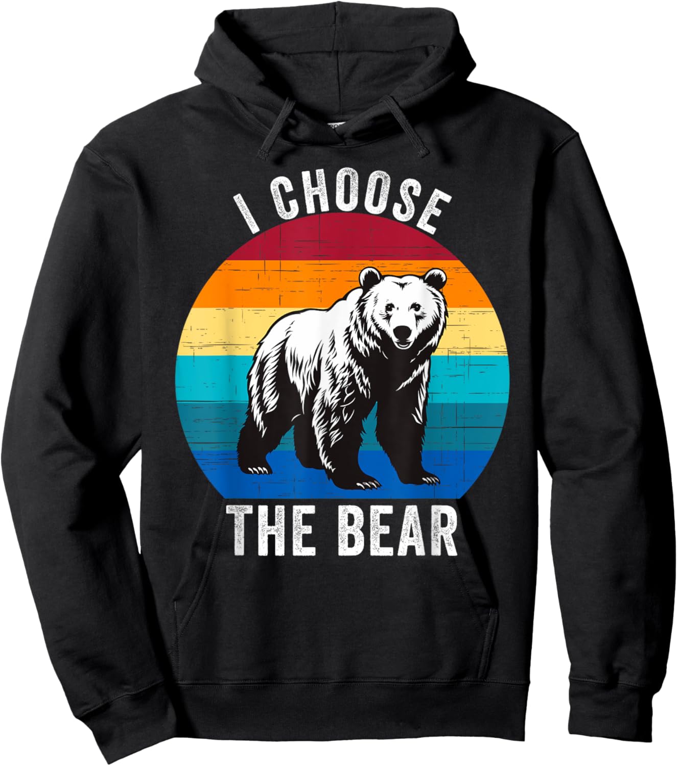 I Choose The Bear Women Overwhelmingly Choose The Bear Hoodie - Hoodie | Black