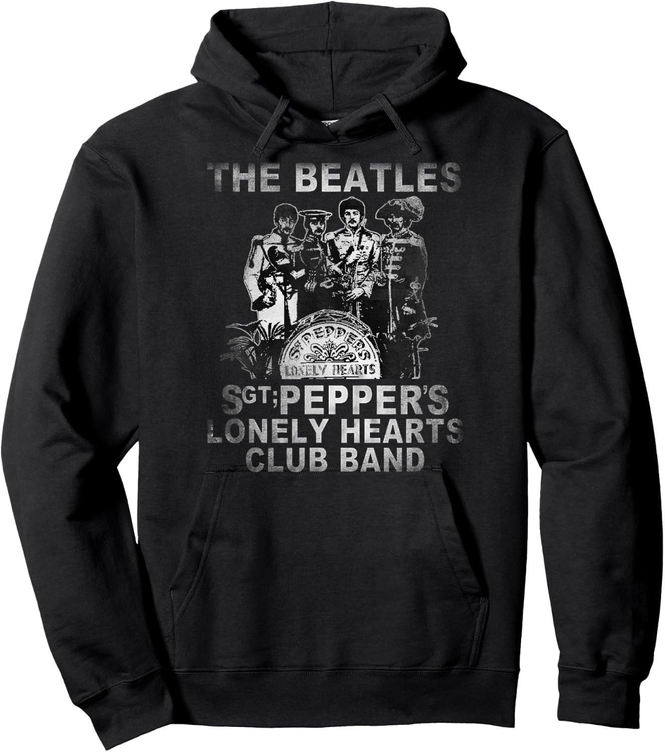 The Beatles - Lonely Hearts Club Hoodie - Hoodie | Black