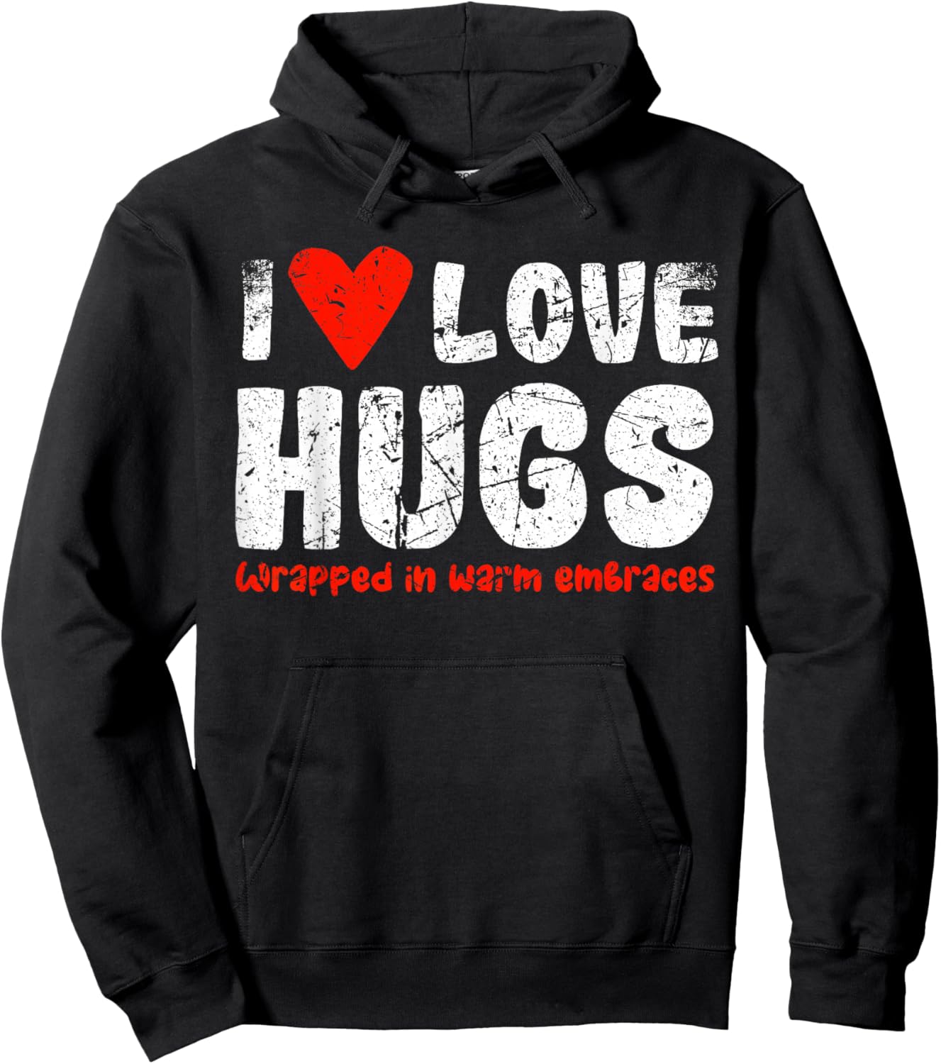 Hugs Hoodie - Hoodie | Black