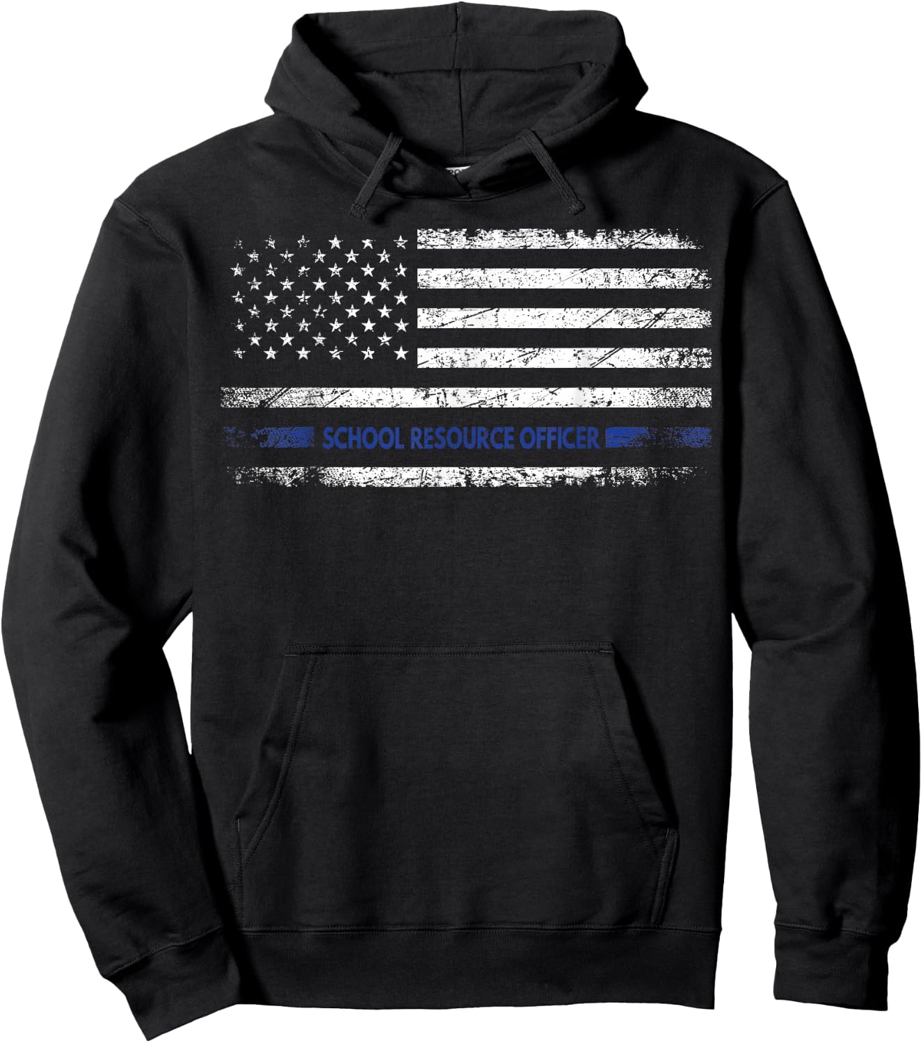 Proud School Resource Officer Gift SRO Hoodie - Hoodie | Black