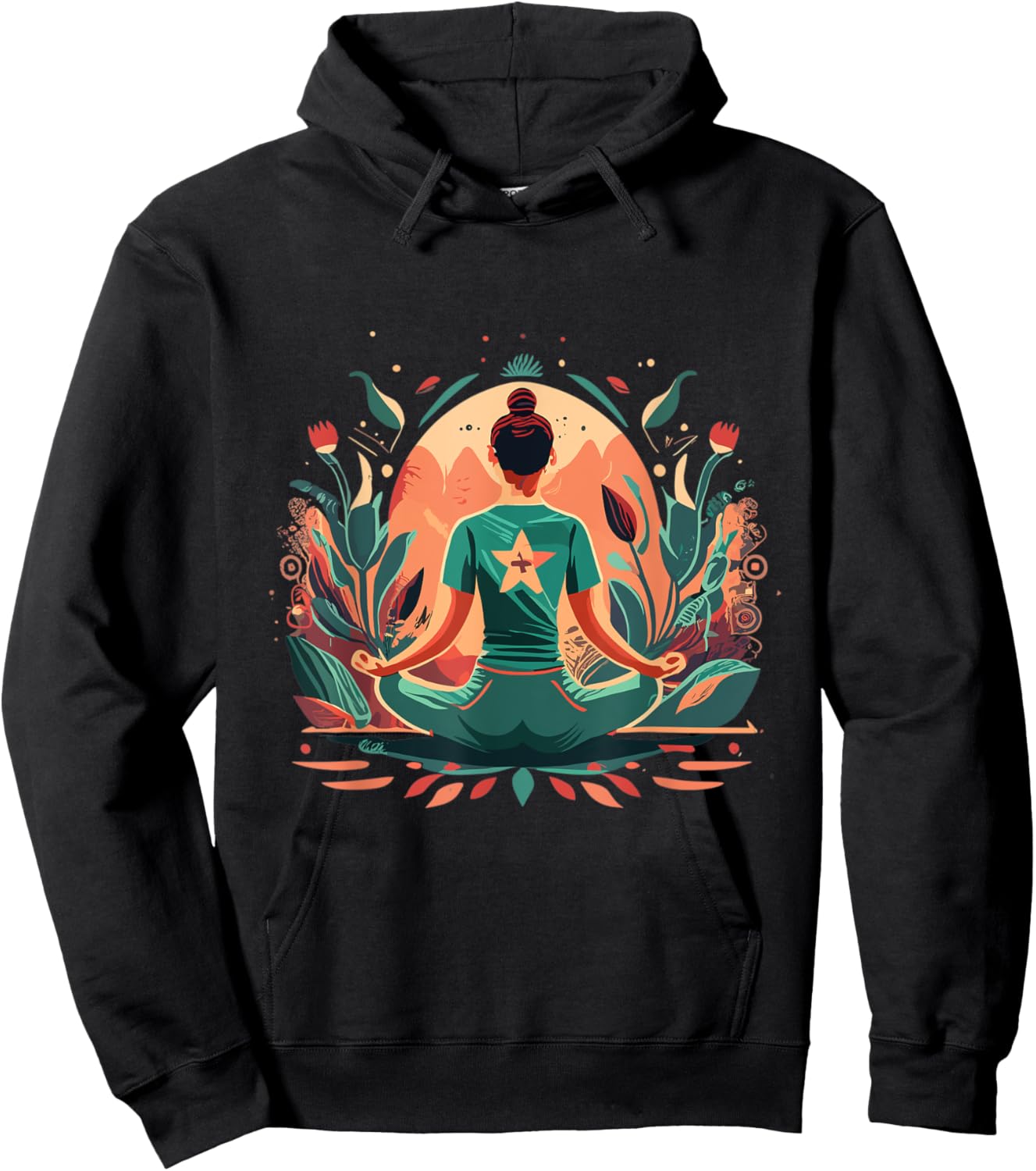Yoga Meditation And Pilates Hoodie - Hoodie | Black