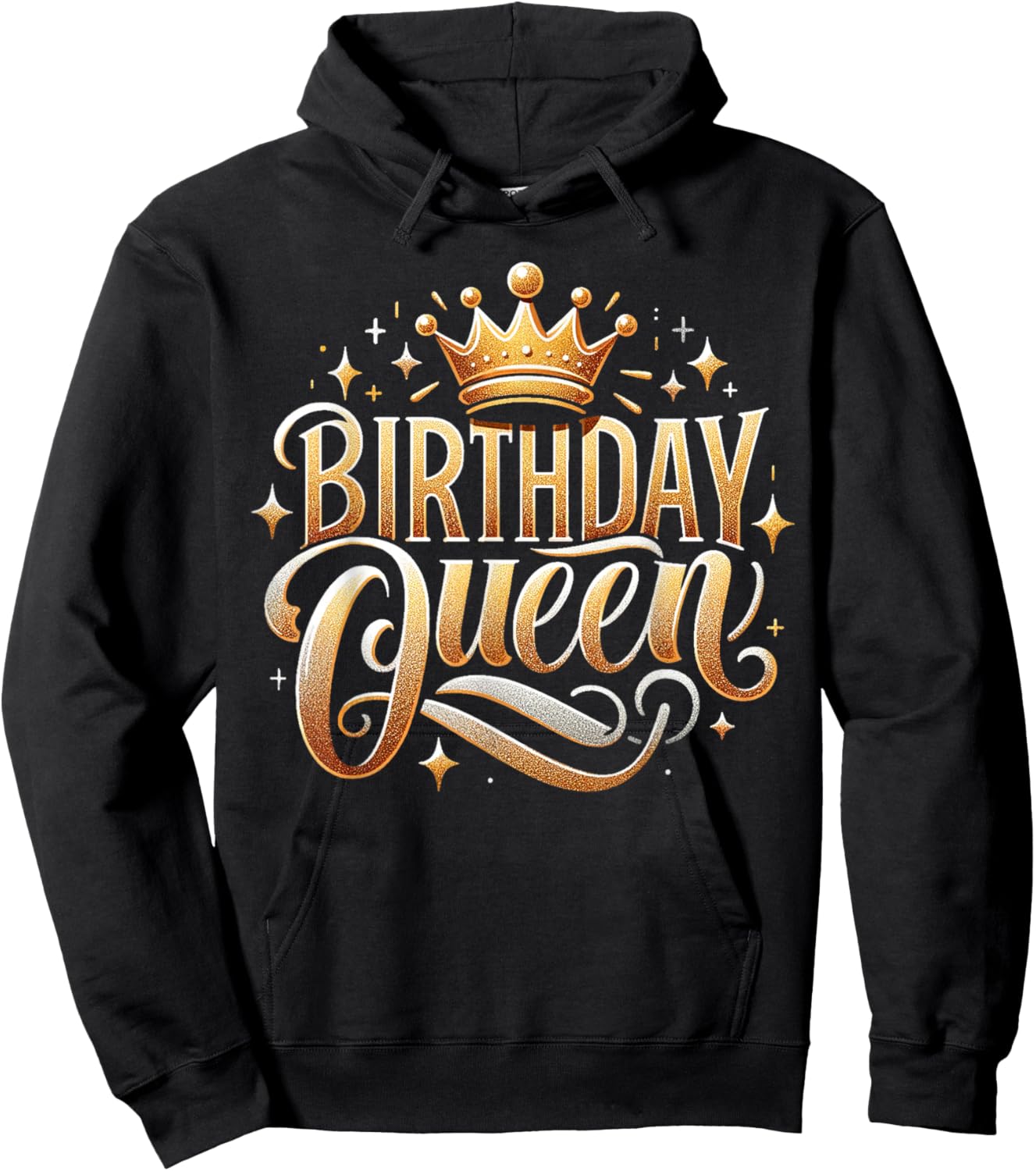 I'm the Birthday Queen Happy Birthday Girls Birthday Hoodie - Hoodie | Black