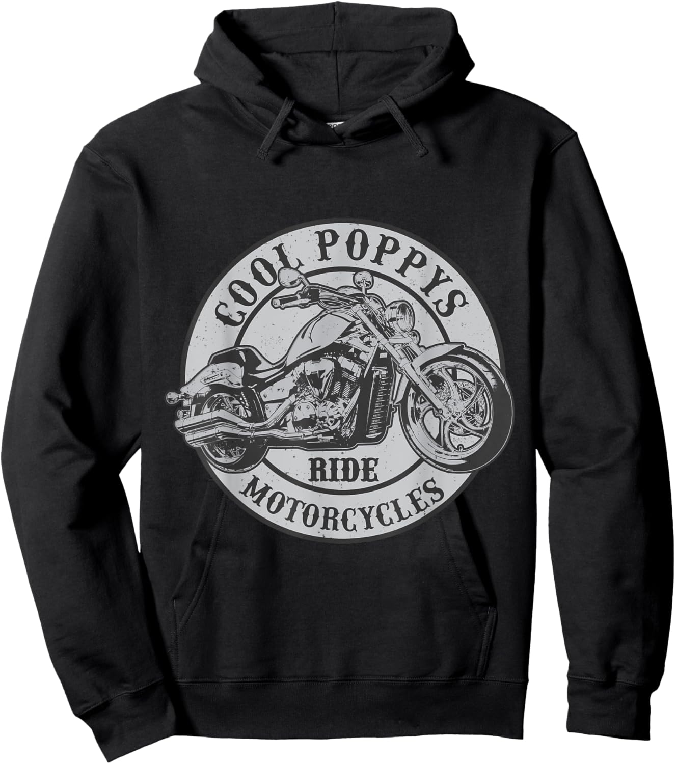 Cool Poppy Ride Motorcycles Novelty Rider Poppys Hoodie - Hoodie | Black