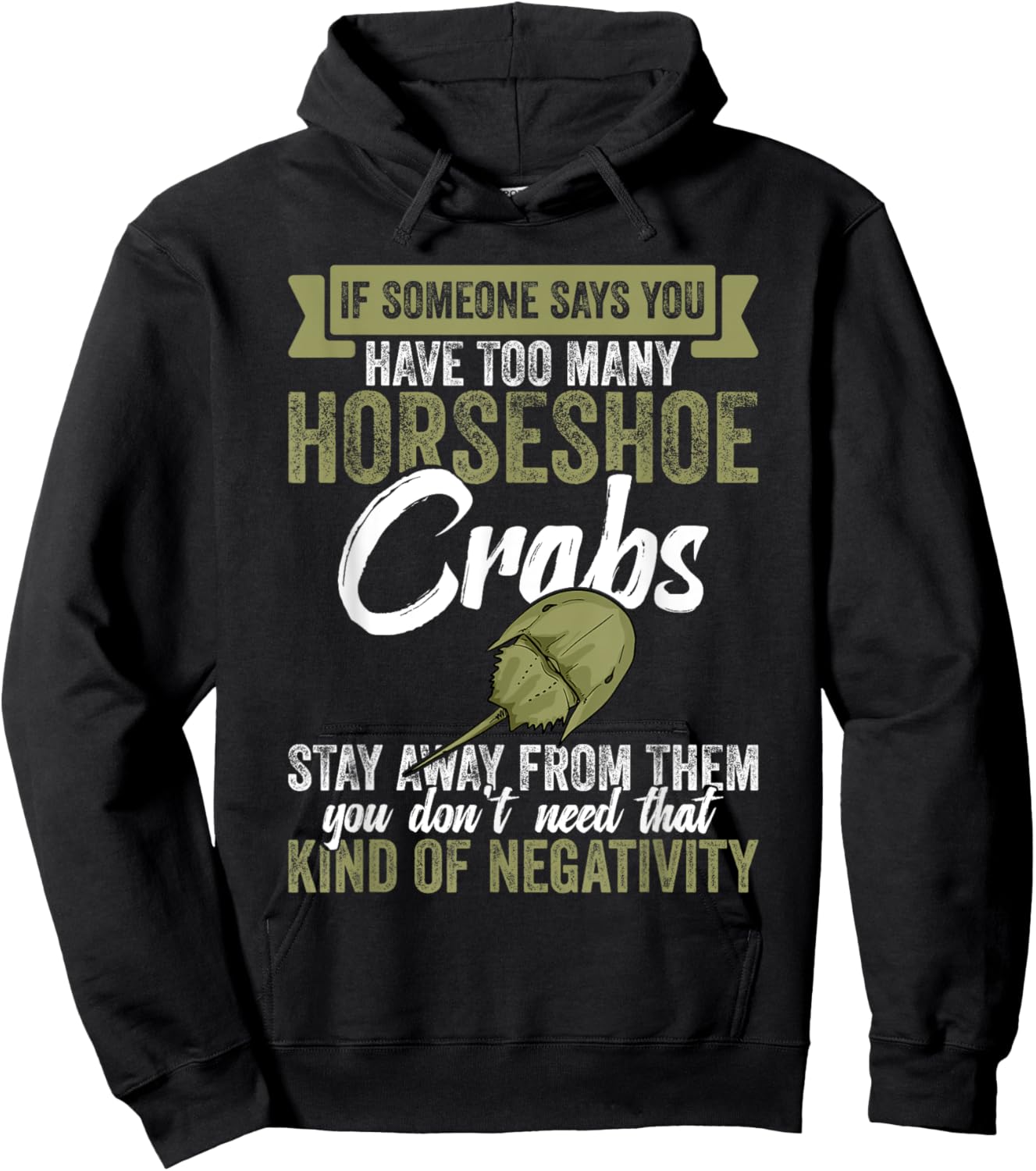 Horseshoe Crab Mom Fossil Lover Encycloart Chelicerata Hoodie - Hoodie | Black