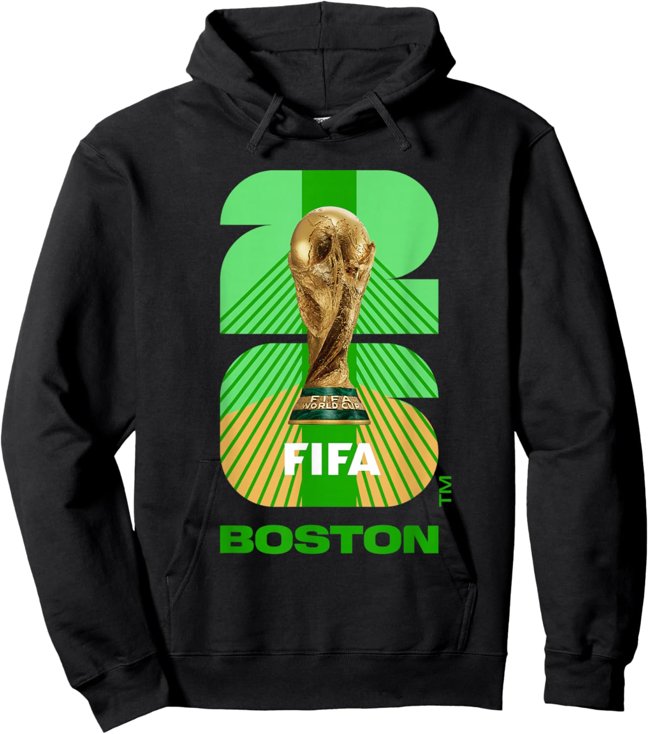 FIFA World CUP26 Boston Trophy Color Hoodie - Hoodie | Black