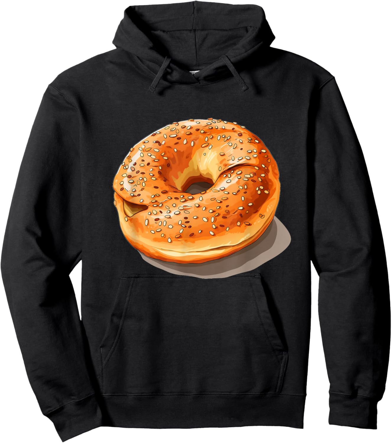 Cool Bagel Costume Hoodie - Hoodie | Black