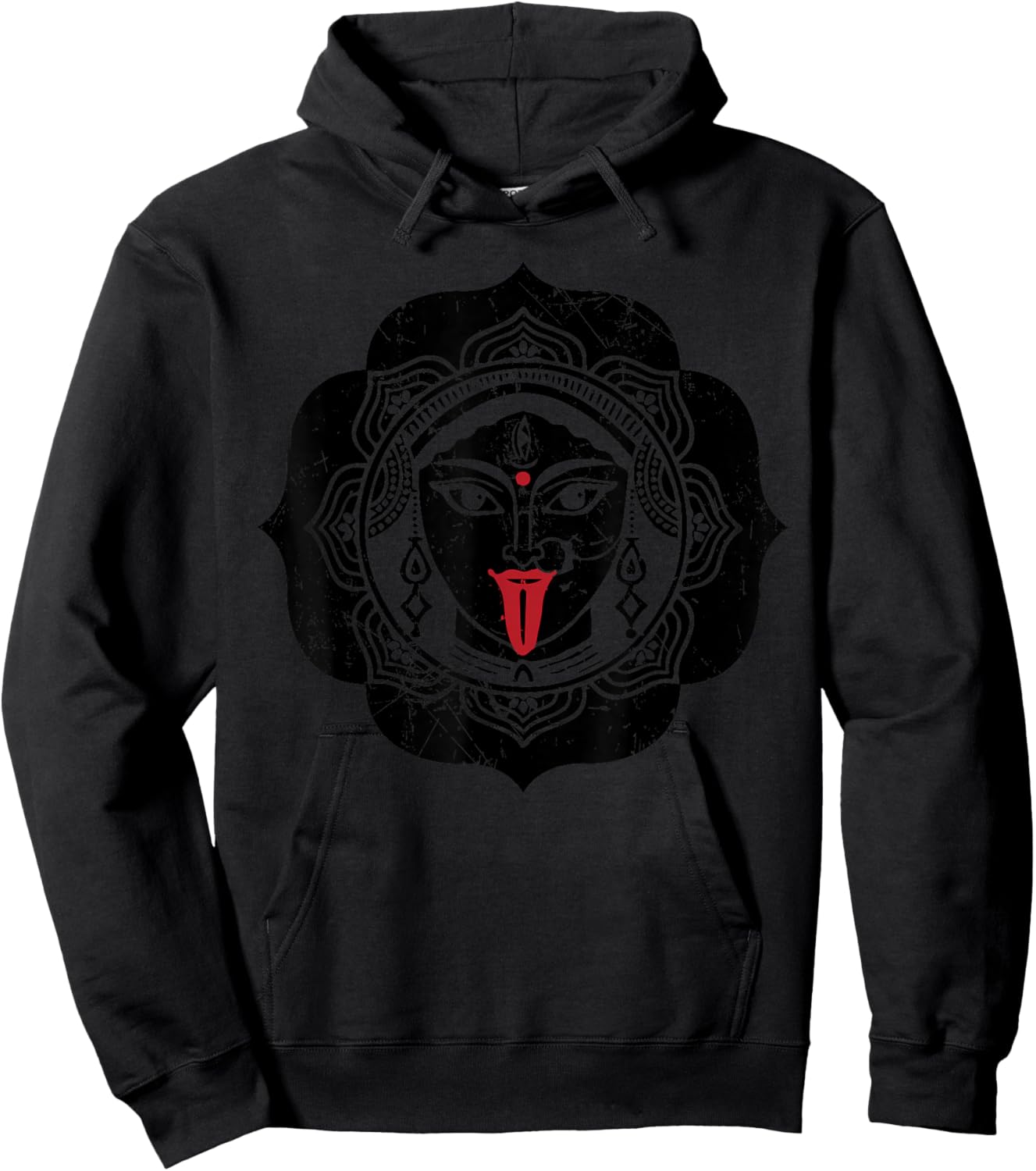 Kali Hindu Deity Goddess Indian Sacred Yoga Puja Kali Hoodie - Hoodie | Black