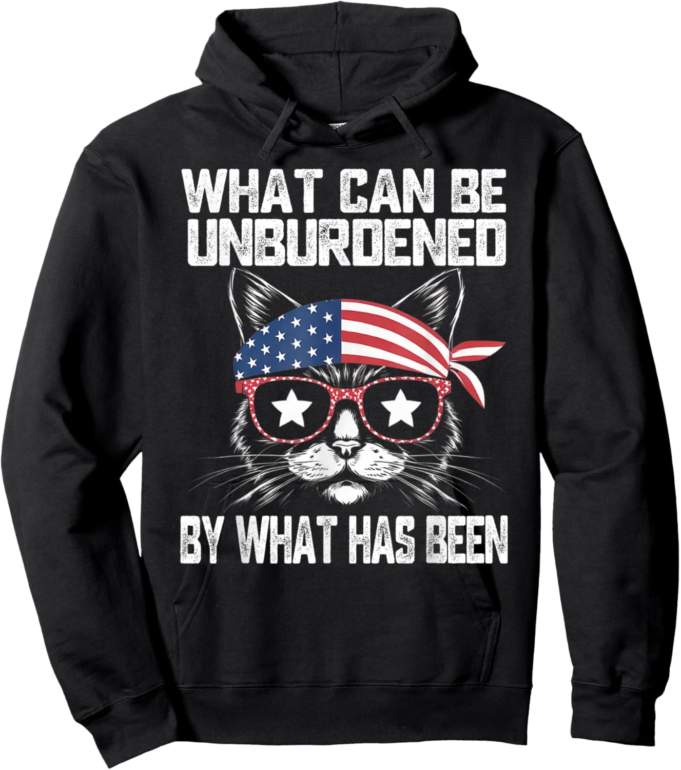 Cat What Can Be Unburdened By What Has Been Harris Kamala Hoodie - Hoodie | Black