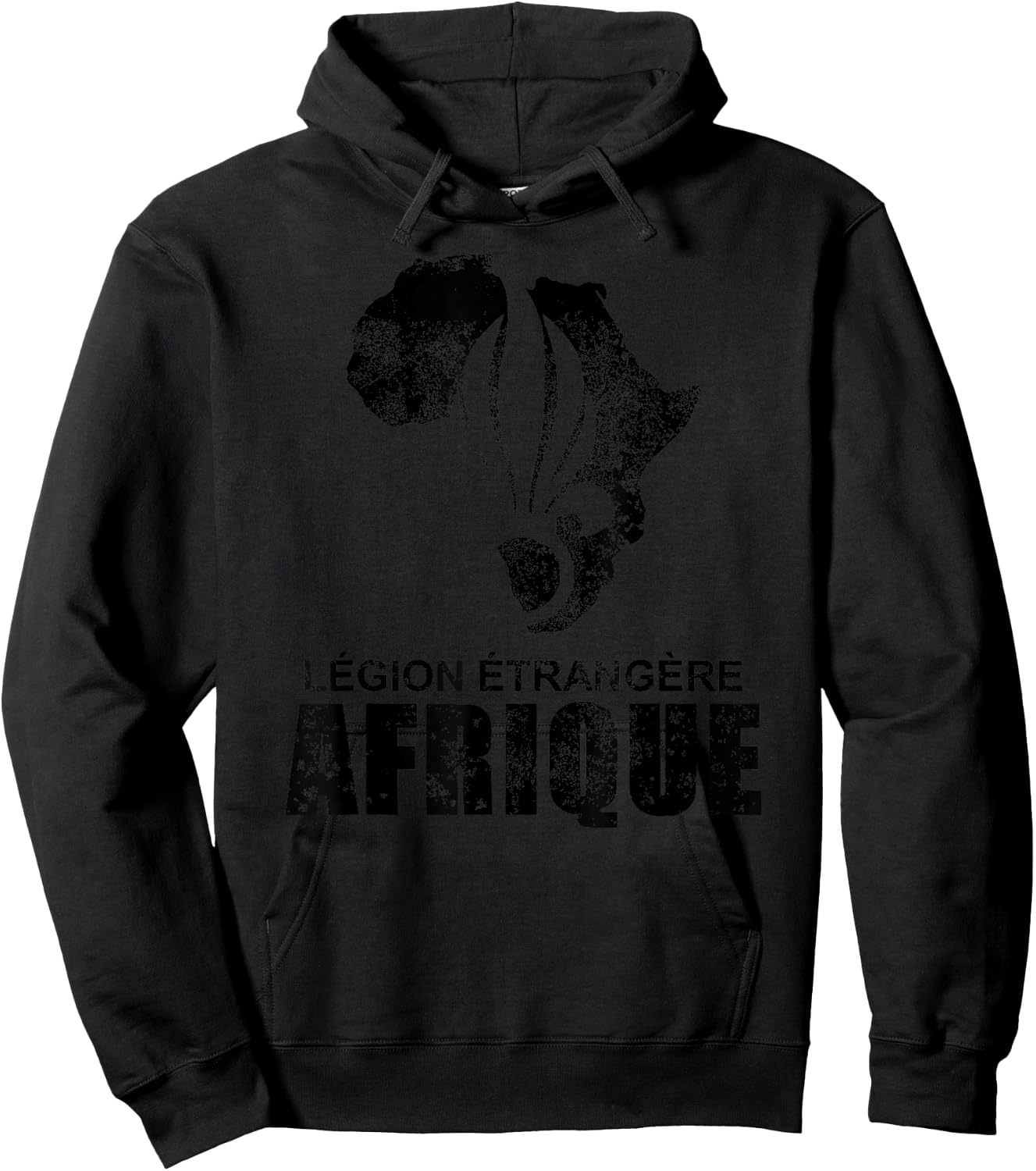 French Foreign Legion T shirt - Legion Etrangere Afrique Hoodie - Hoodie | Black
