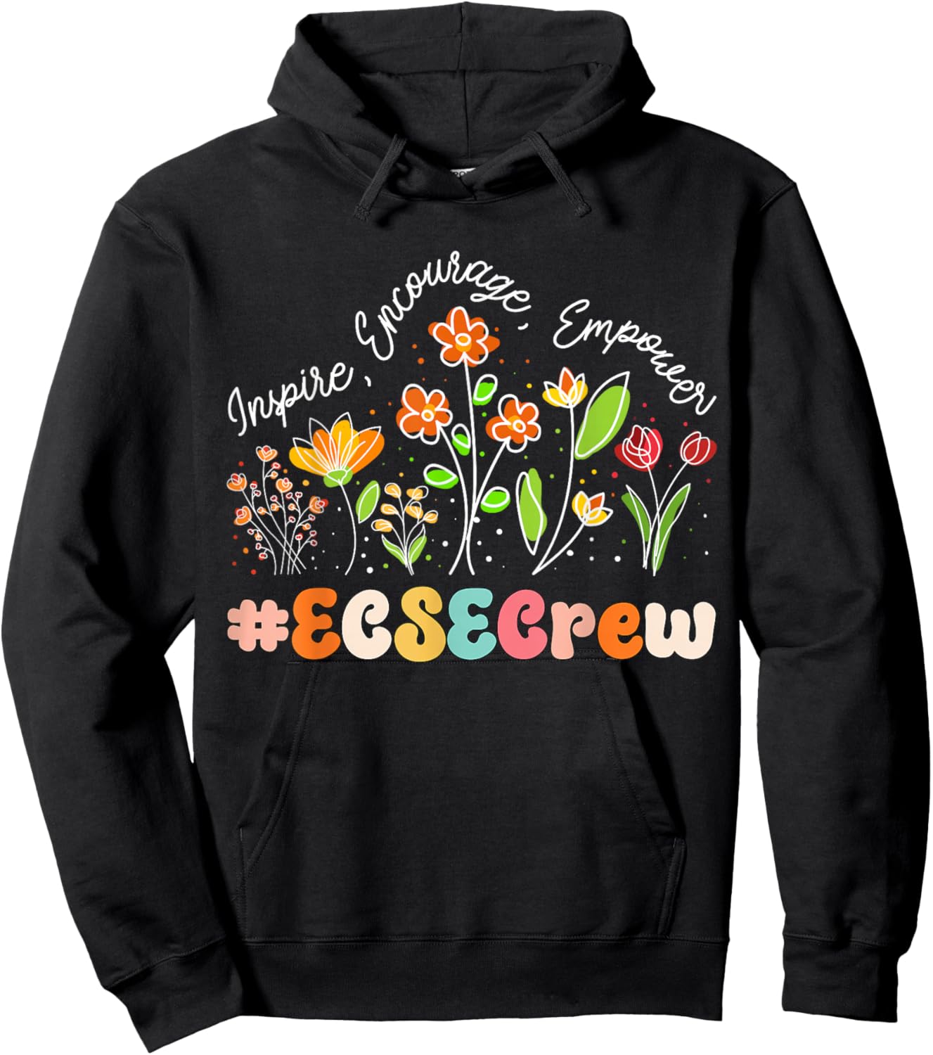 ECSE Crew Appreciation Week Teacher Back to School Hoodie - Hoodie | Black