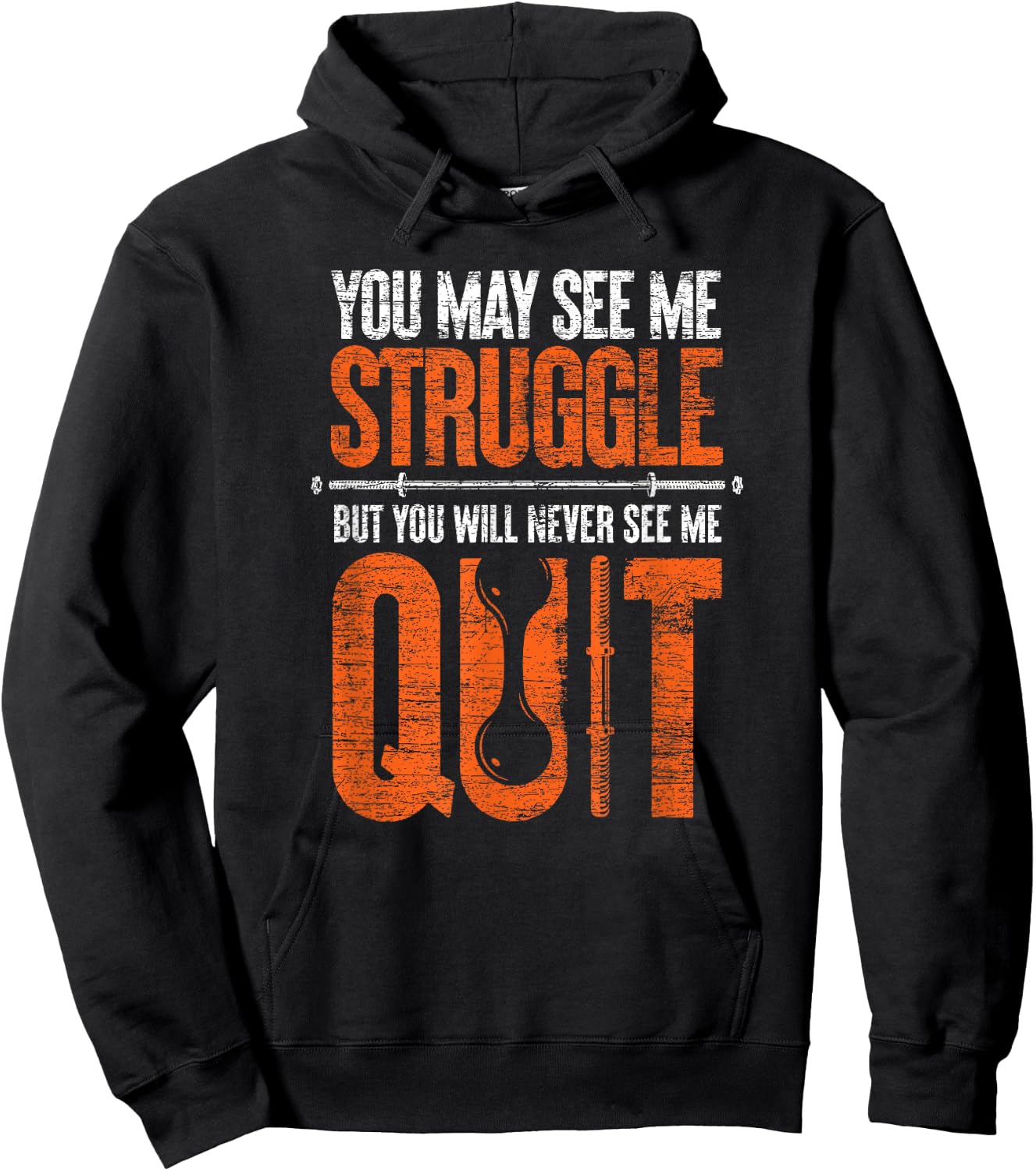 Athlete Gym Workout Exercise Motivational Personal Trainer Hoodie - Hoodie | Black