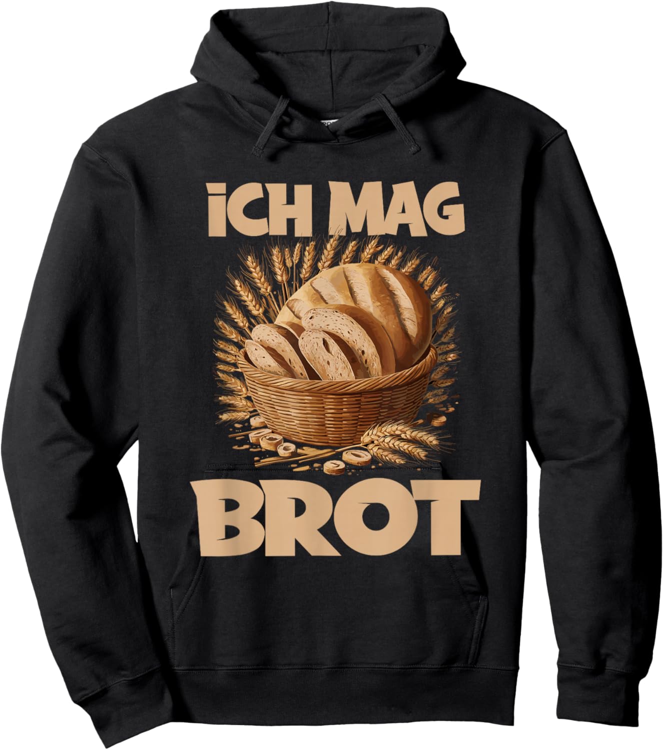 Ich mag Brot Bäcker Bäckerei Hoodie - Hoodie | Black