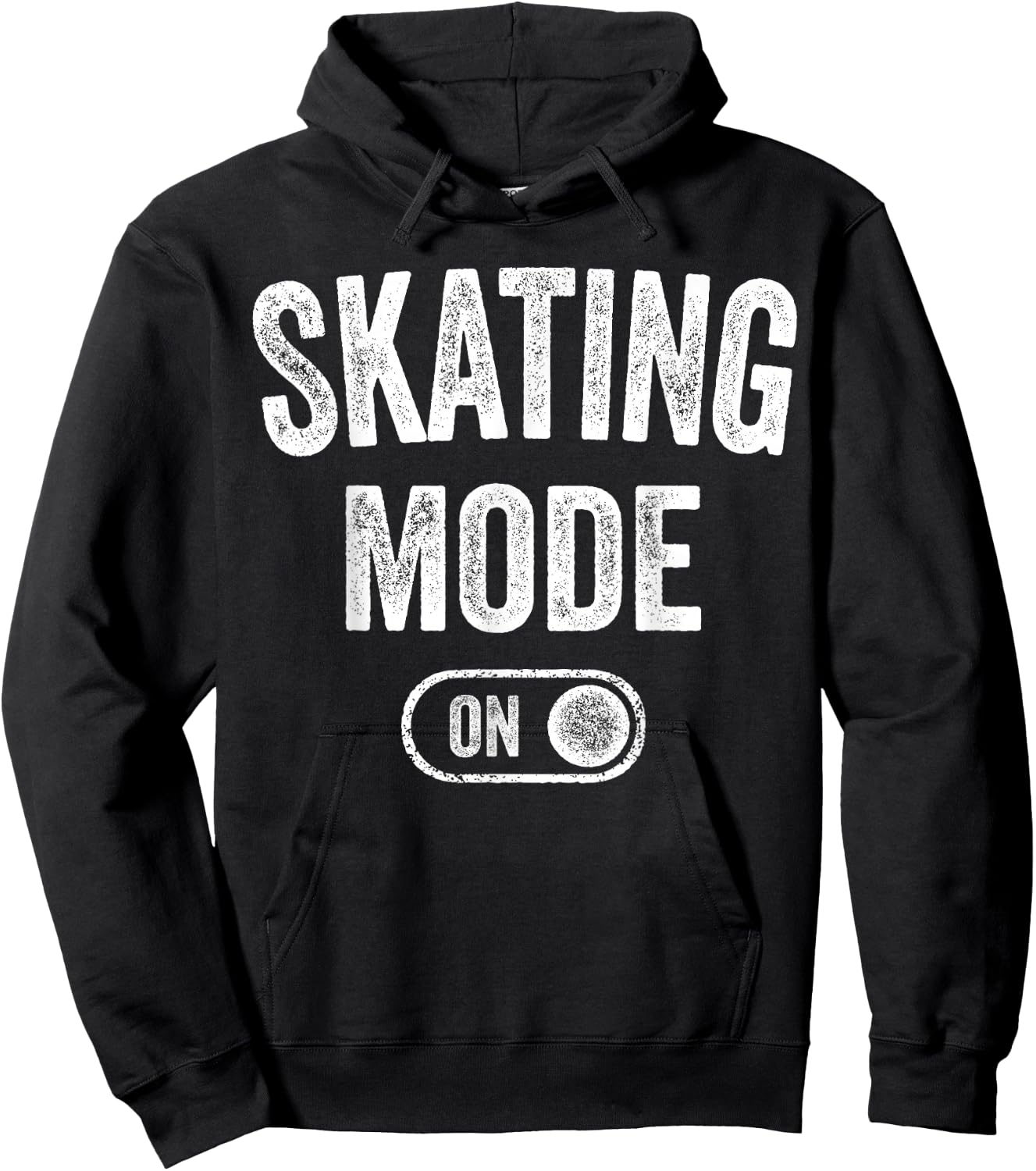 Skating Mode On Funny Skater Gift Roller Trick Master Coach Hoodie - Hoodie | Black