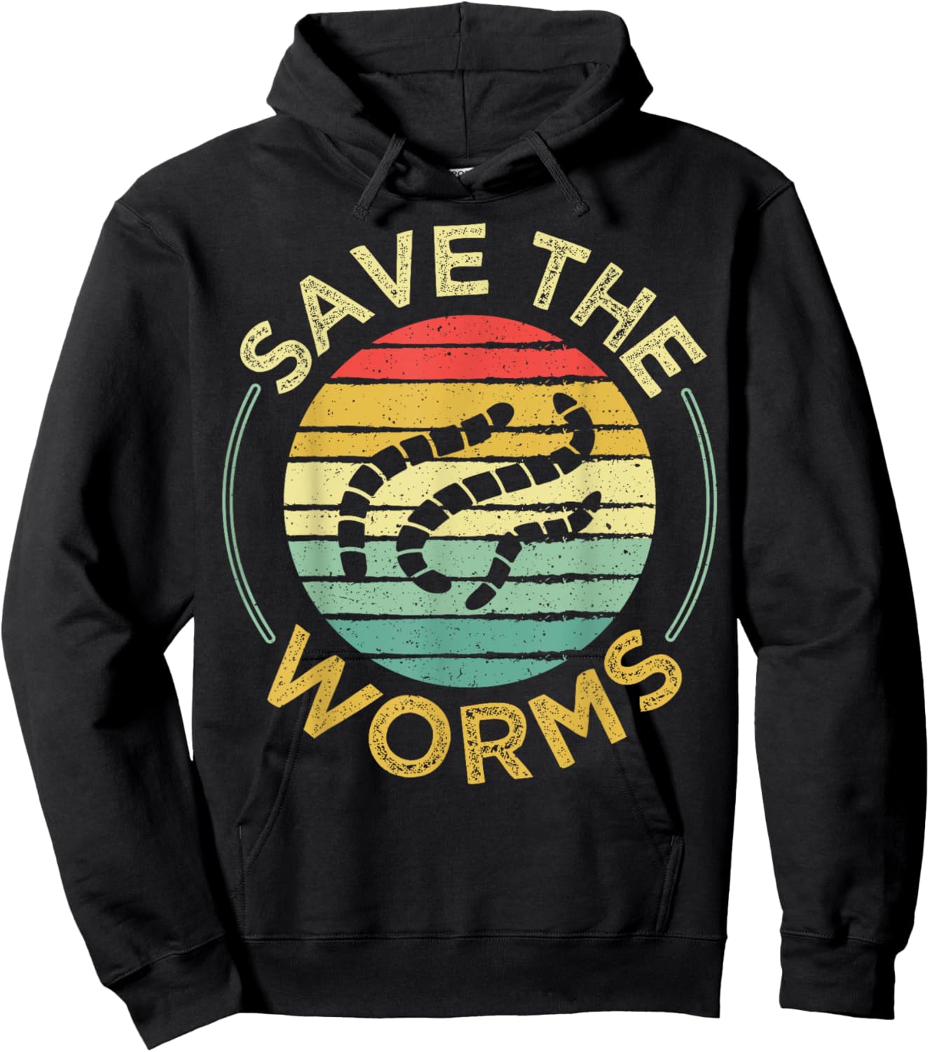 Save the worms Quote for a Worm Farmer Hoodie - Hoodie | Black