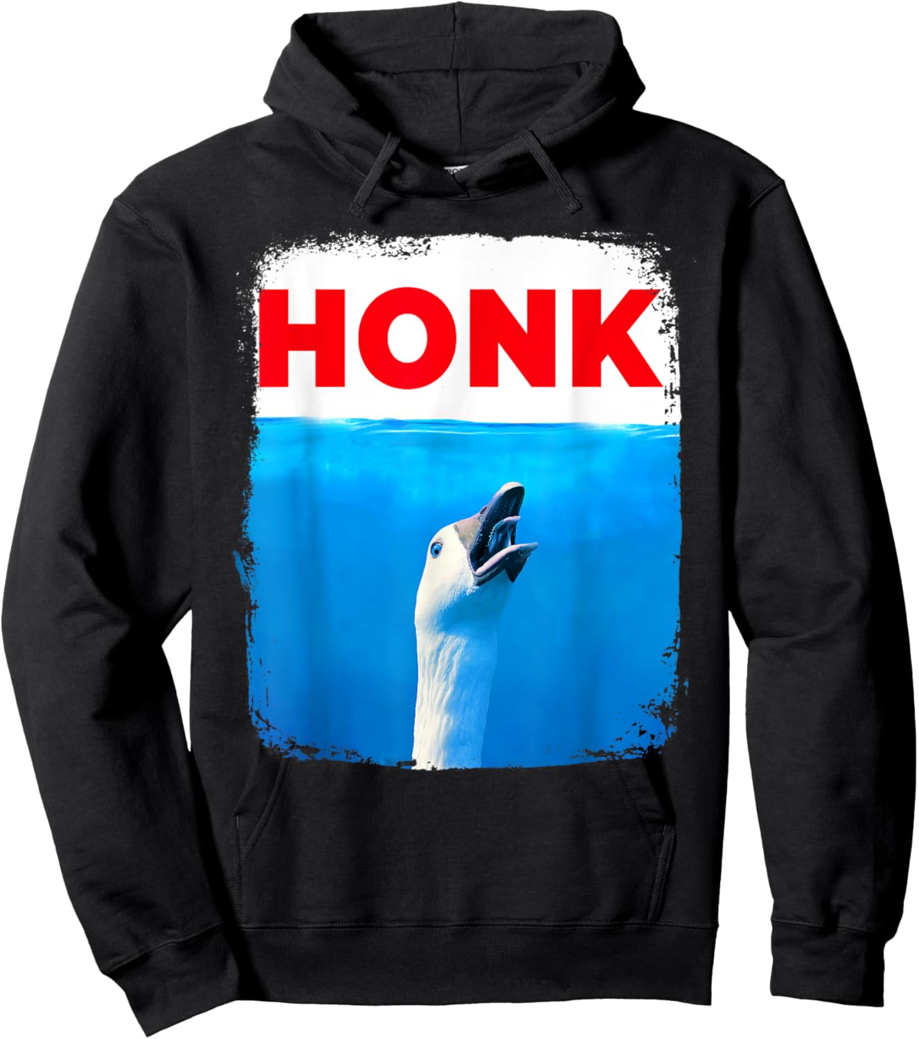 Honk Goose - Funny Cute Duck Goose Lover Meme Idea Hoodie - Hoodie | Black