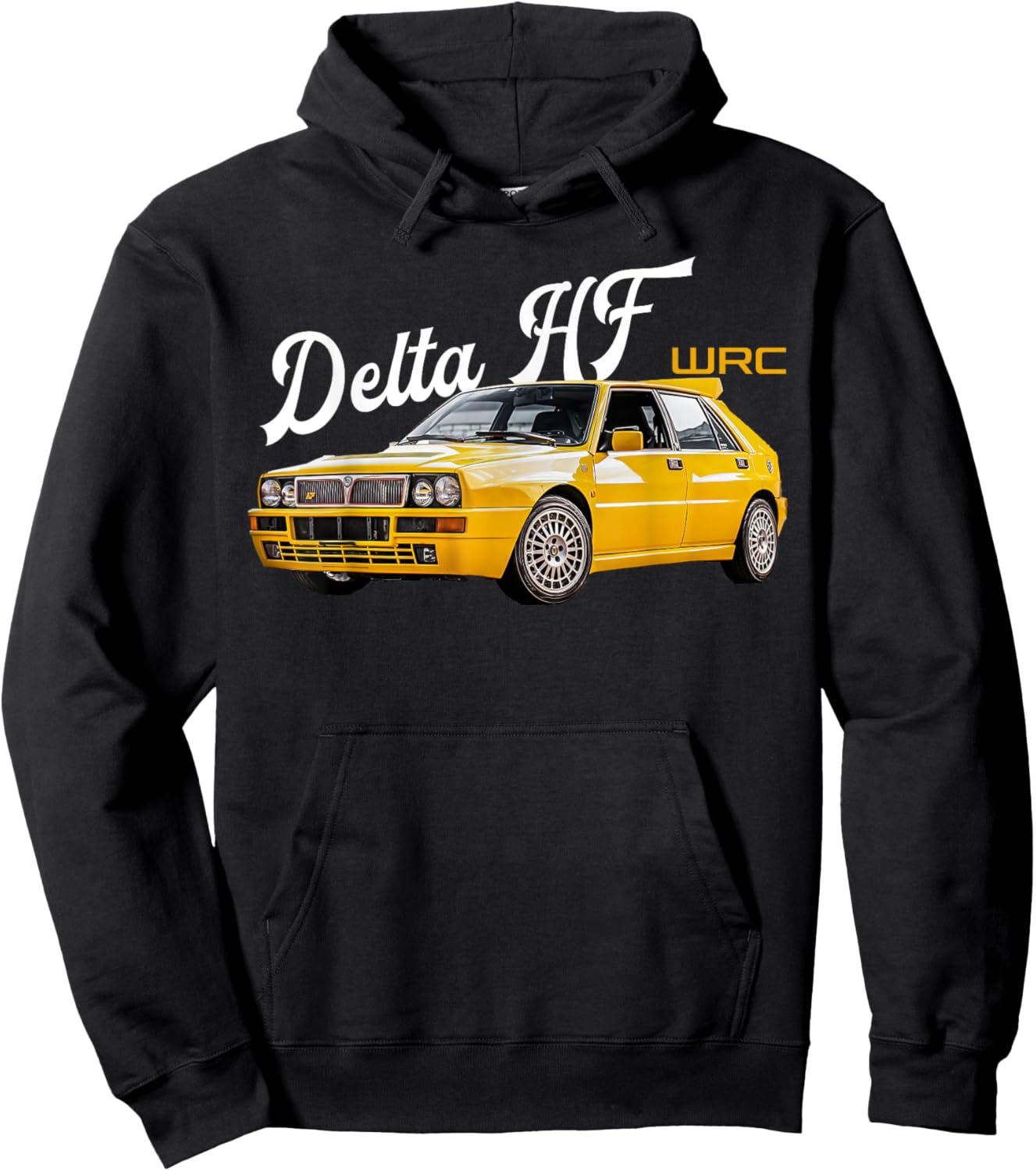 WRC Delta HF World Rally Sports Car Hoodie - Hoodie | Black