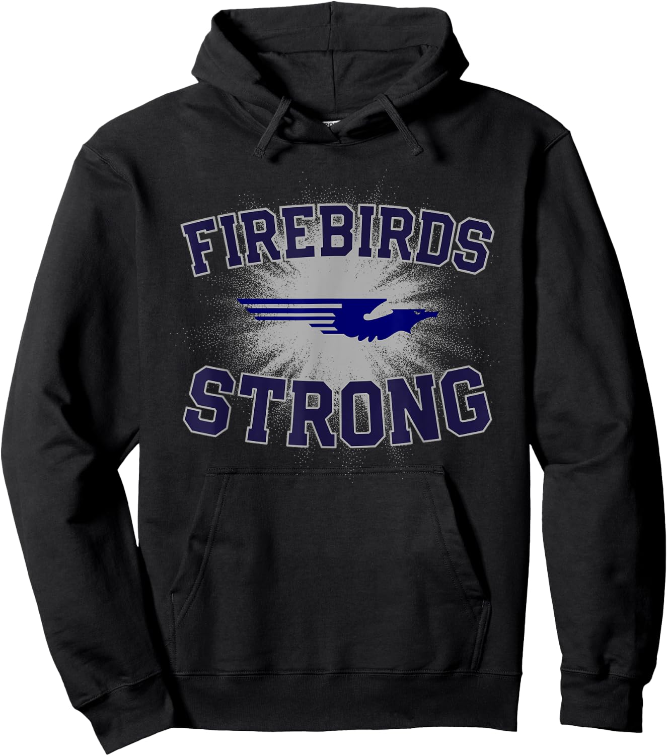 Kettering Fairmont Firebirds Logo Strong Flag HS Hoodie - Hoodie | Black