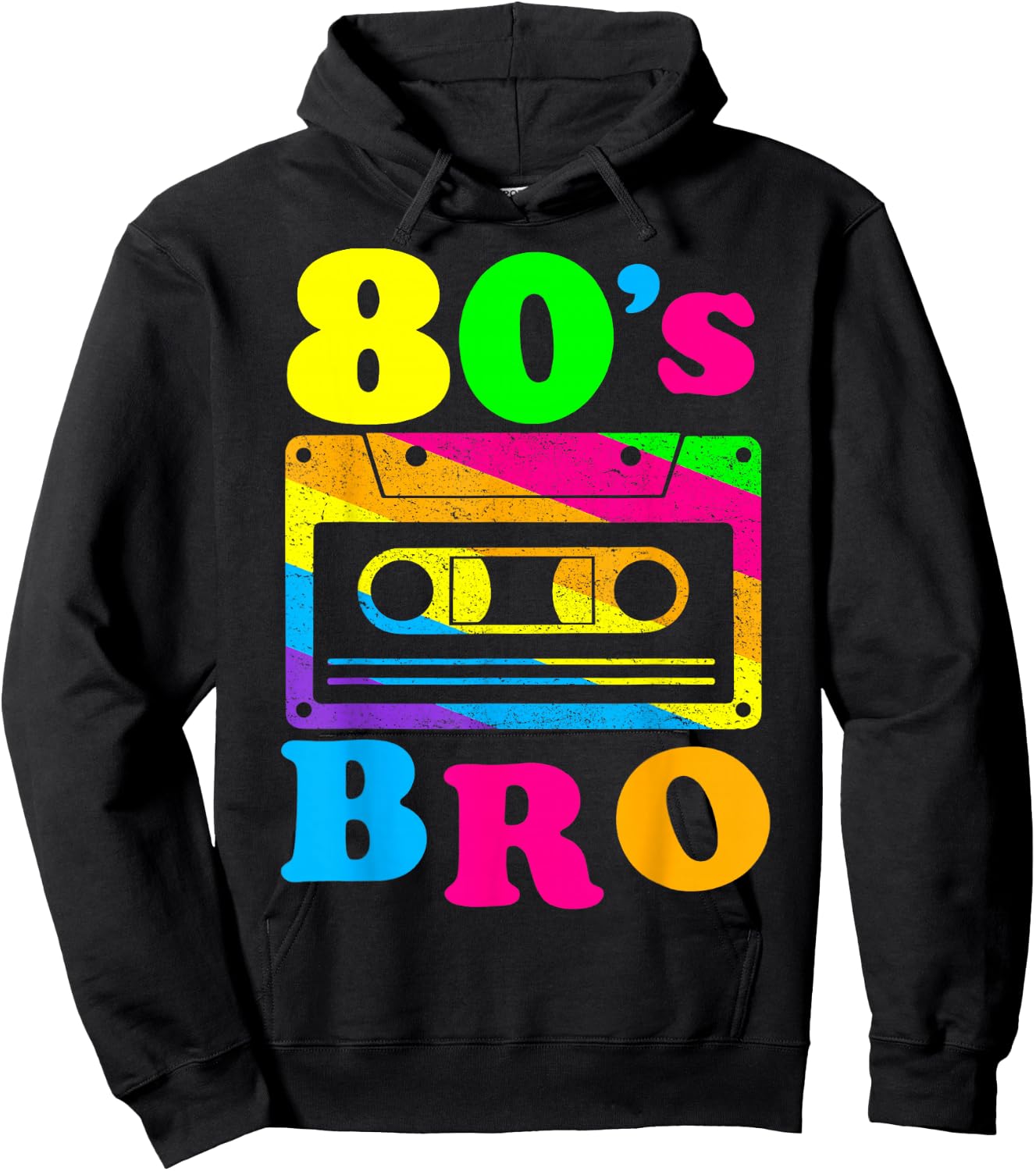 This Is My 80s Bro 80's 90's Party Hoodie - Hoodie | Black