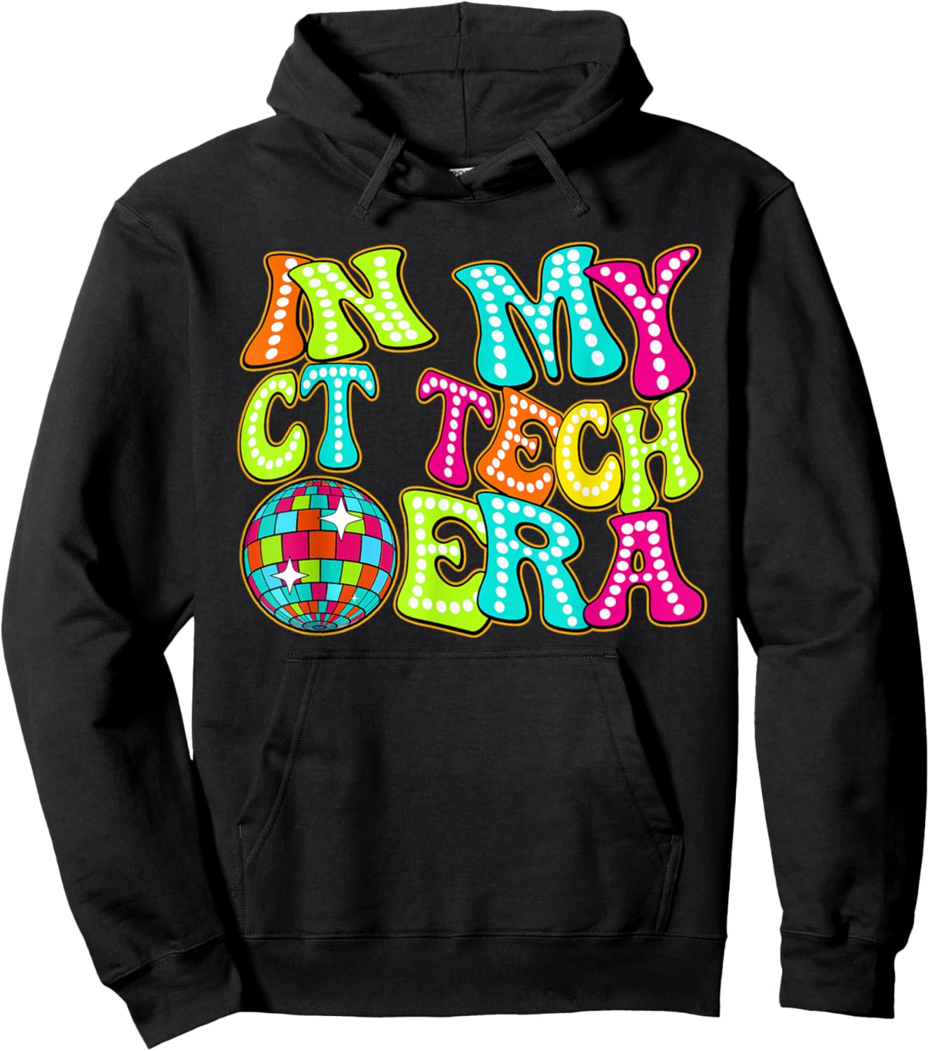 Disco Groovy In My CT Tech Era Hoodie - Hoodie | Black