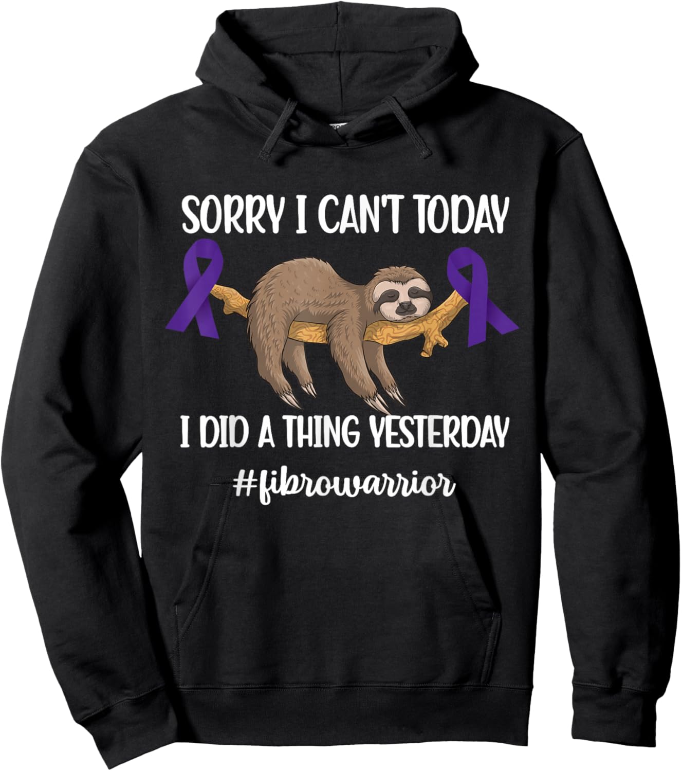 Fibromyalgia Awareness Month Fibromyalgia Warrior Hoodie - Hoodie | Black